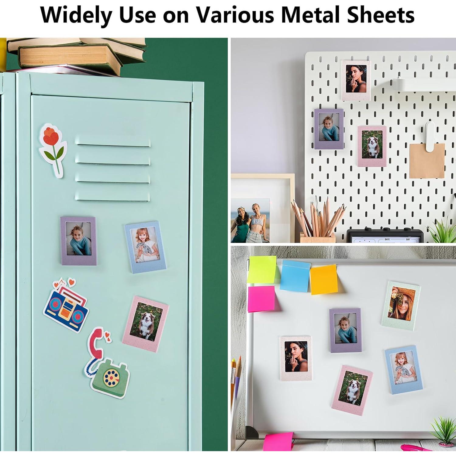 Juego de 5 Marcos Magnéticos para Fotos 2x3 HIYQIN Color Mixto