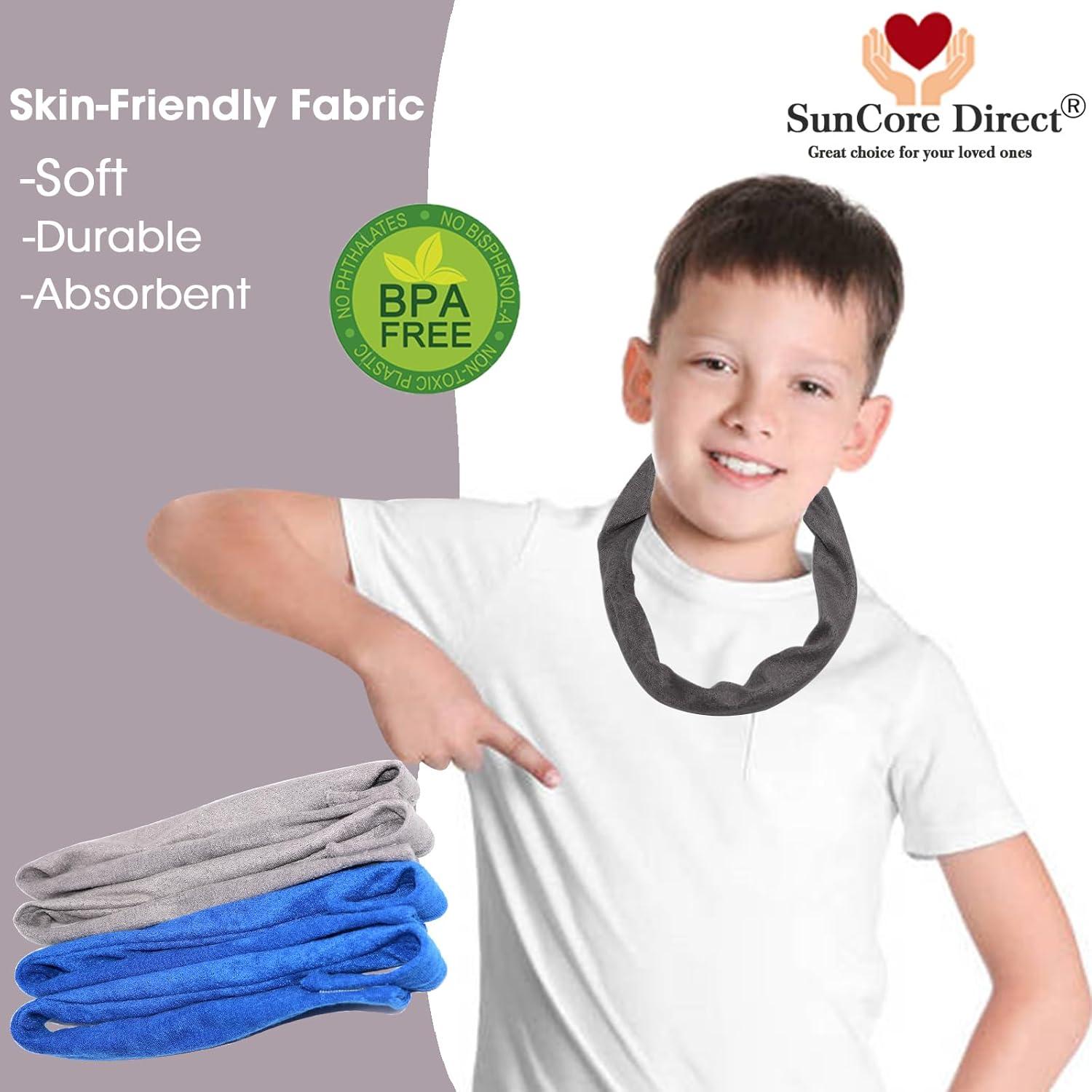 Collares Masticables Sensory 8 Piezas Tela de Toalla para Niños