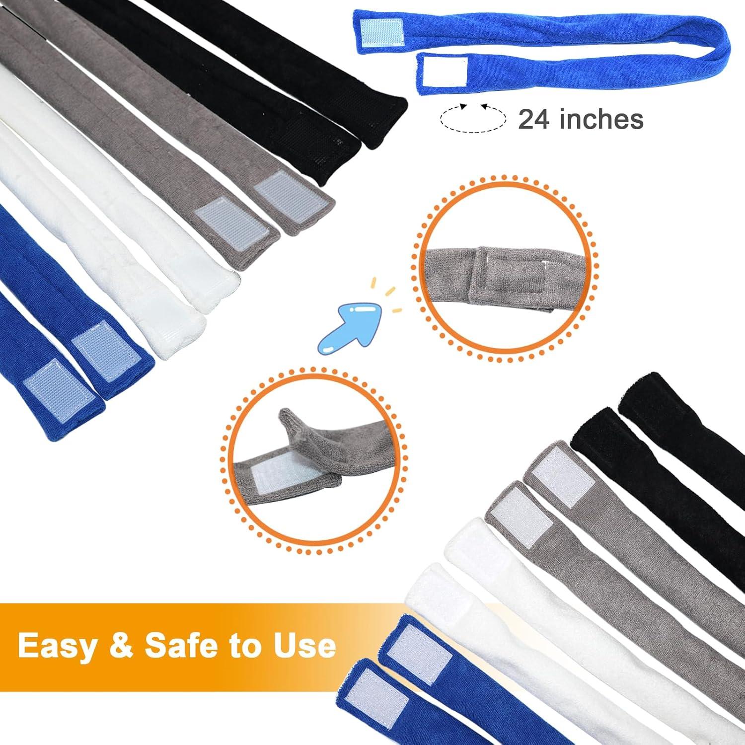 Collares Masticables Sensory 8 Piezas Tela de Toalla para Niños