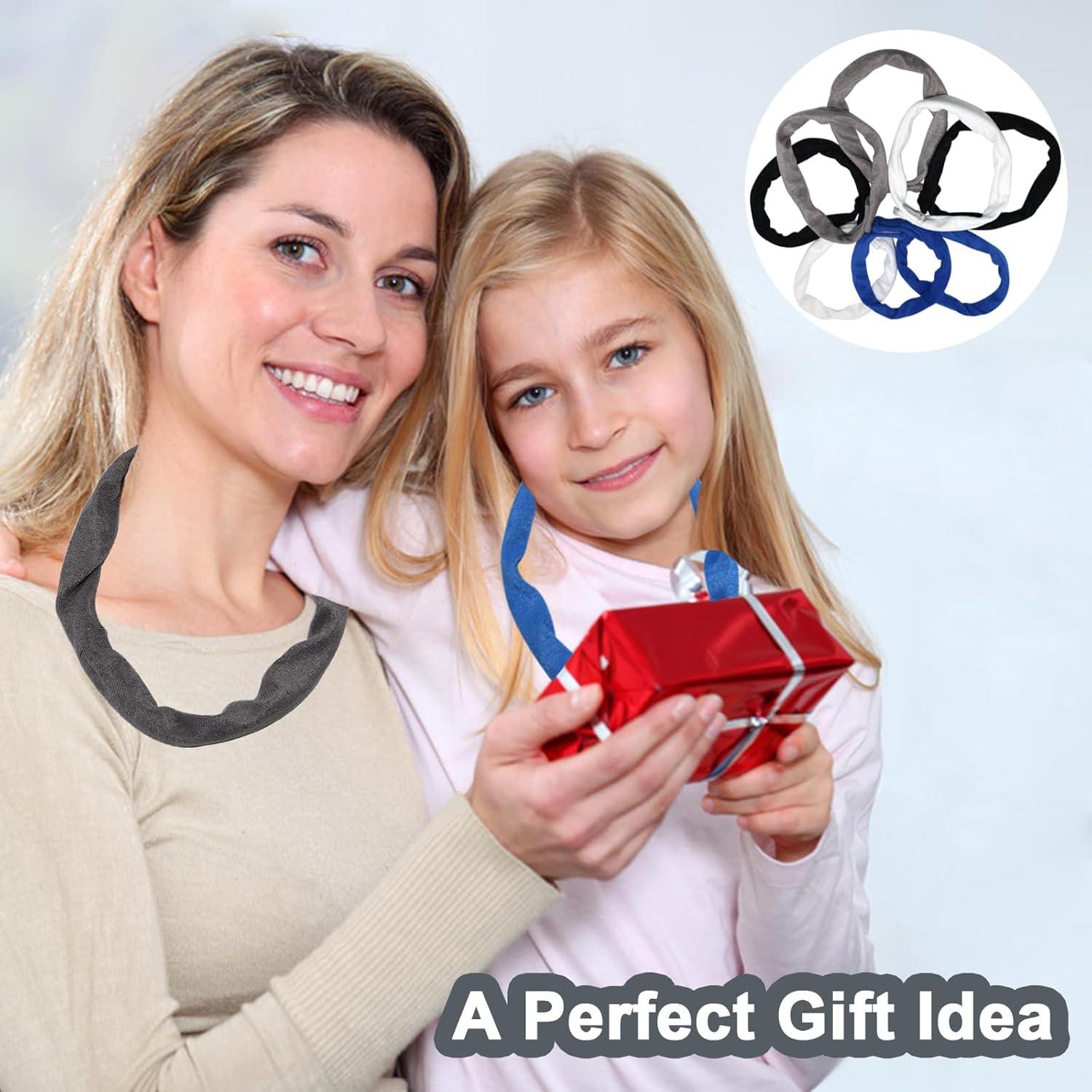 Collares Masticables Sensory 8 Piezas Tela de Toalla para Niños