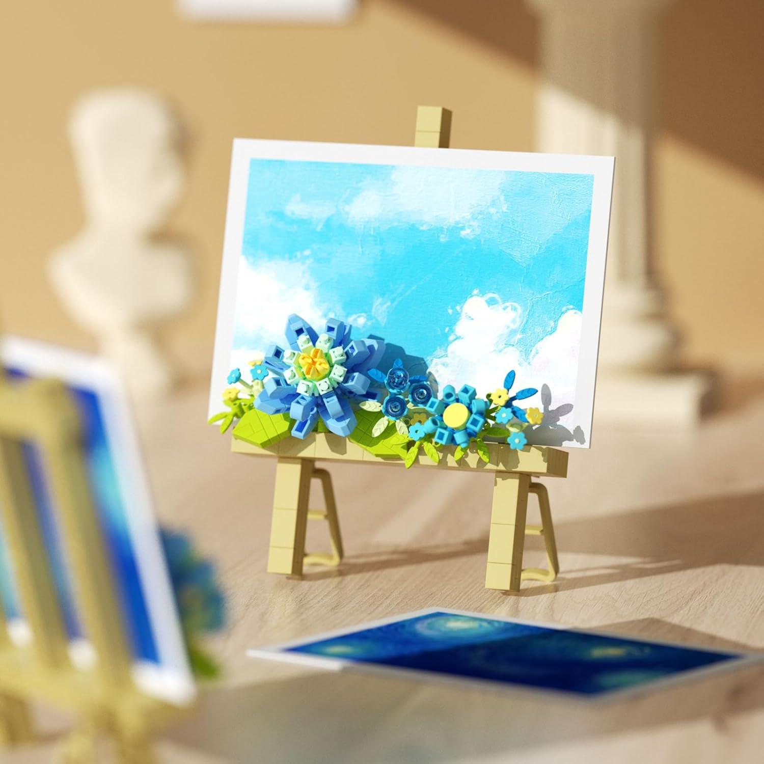 Conjunto de Bloques de Construcción de Flores Vilbocr 357 Pcs