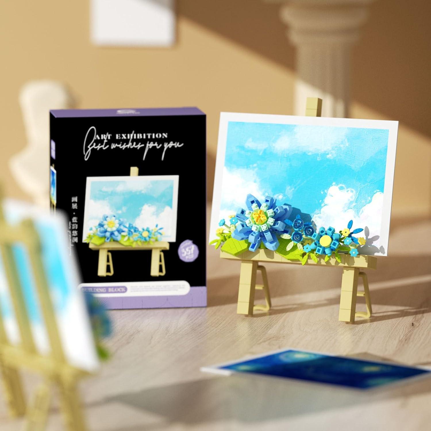 Conjunto de Bloques de Construcción de Flores Vilbocr 357 Pcs