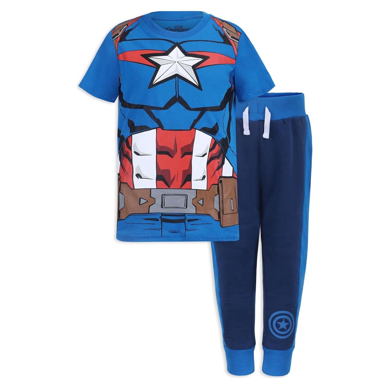 Conjunto camiseta y jogger Marvel Avengers para niños