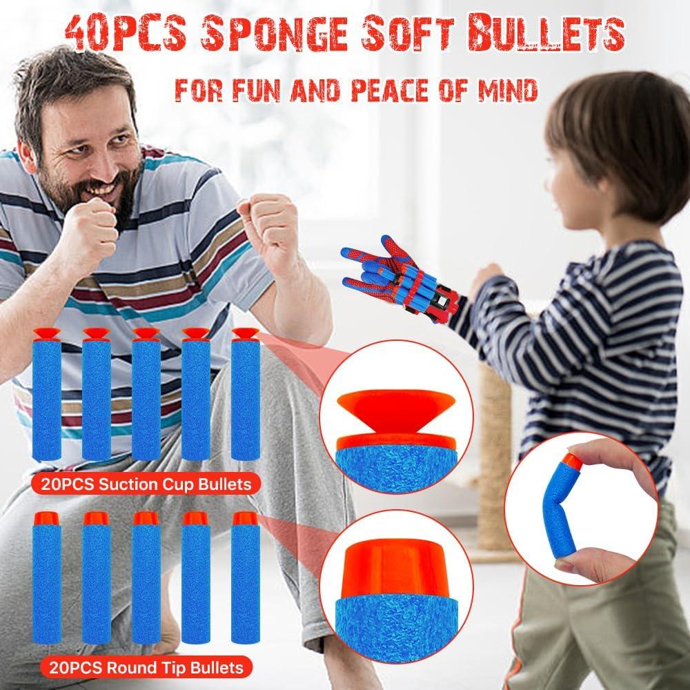 Lanzador de Telaraña Genqiang 2 Juguetes con Guante