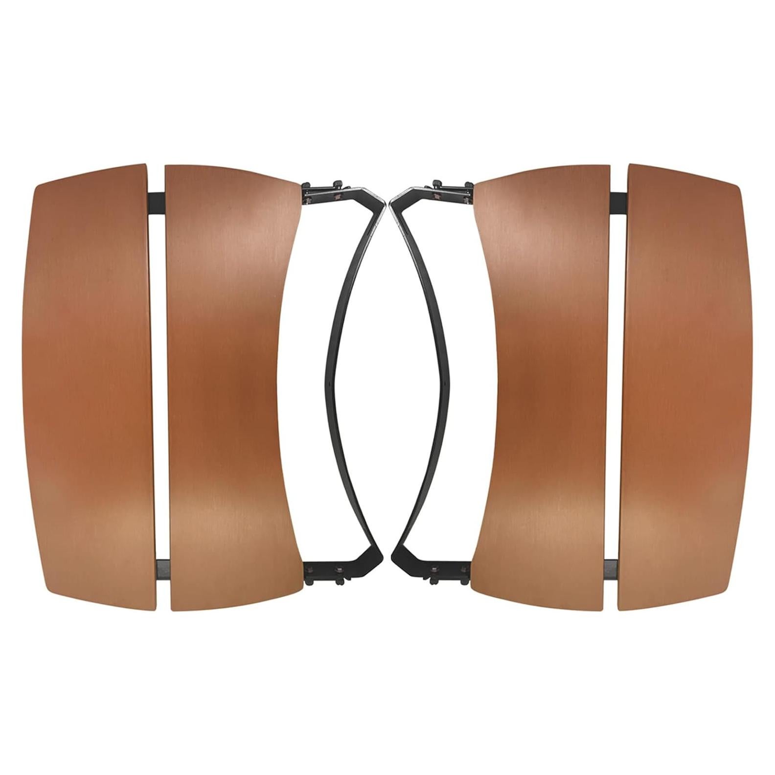 Side Shelves Big Green Egg Accessories, Composite 2 Slat Egg Mates for Large Big Green Egg with Folding Side Shelves Replacement Parts Grill & Smoker Accessories