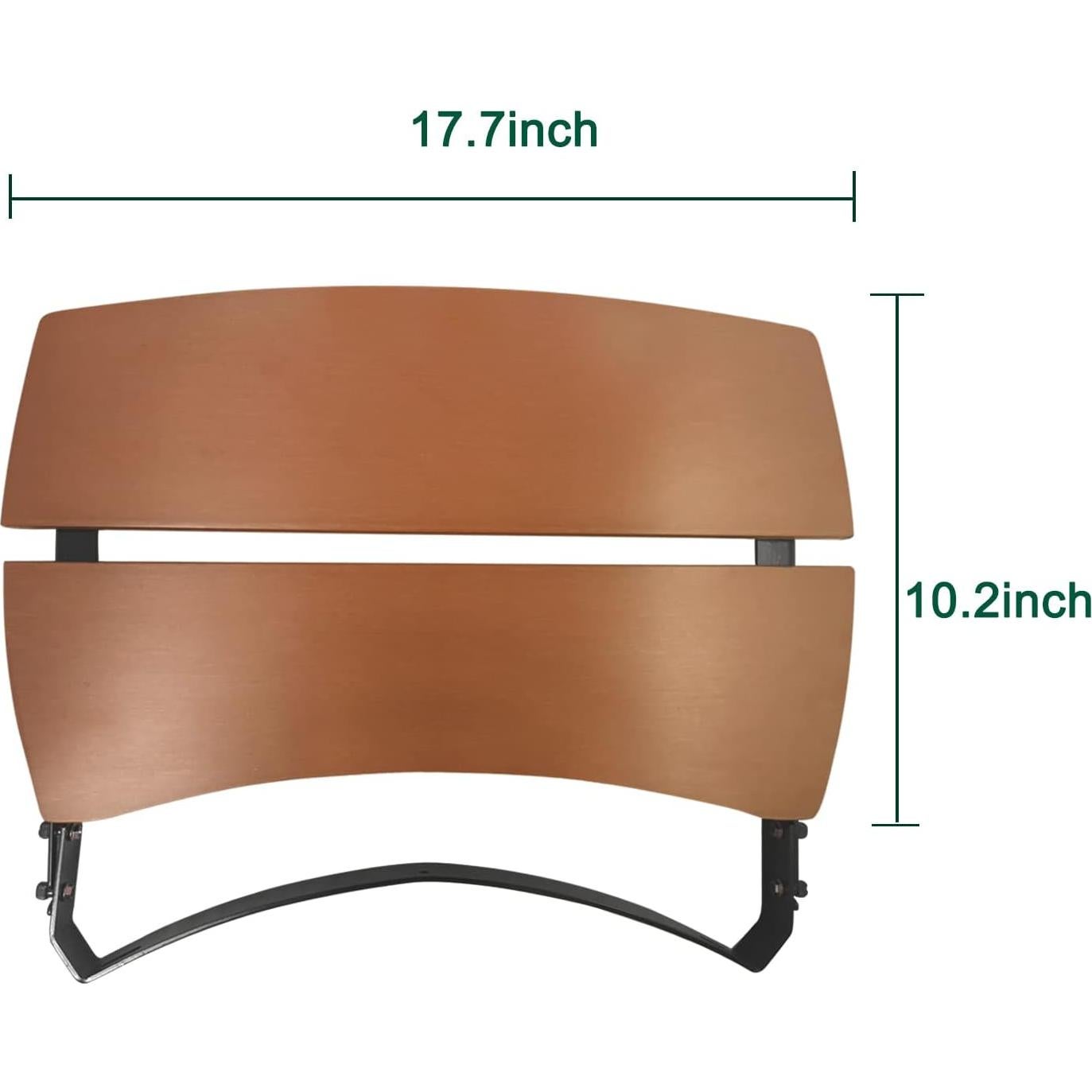 Side Shelves Big Green Egg Accessories, Composite 2 Slat Egg Mates for Large Big Green Egg with Folding Side Shelves Replacement Parts Grill & Smoker Accessories