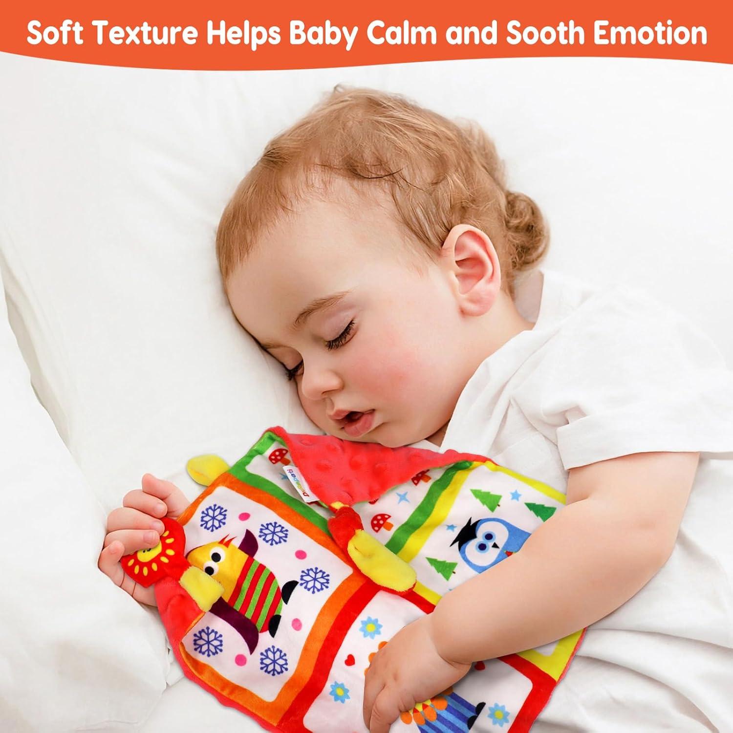 Manta de Seguridad Dr.Rapeti para Bebé 25x25cm Cachemira Animal