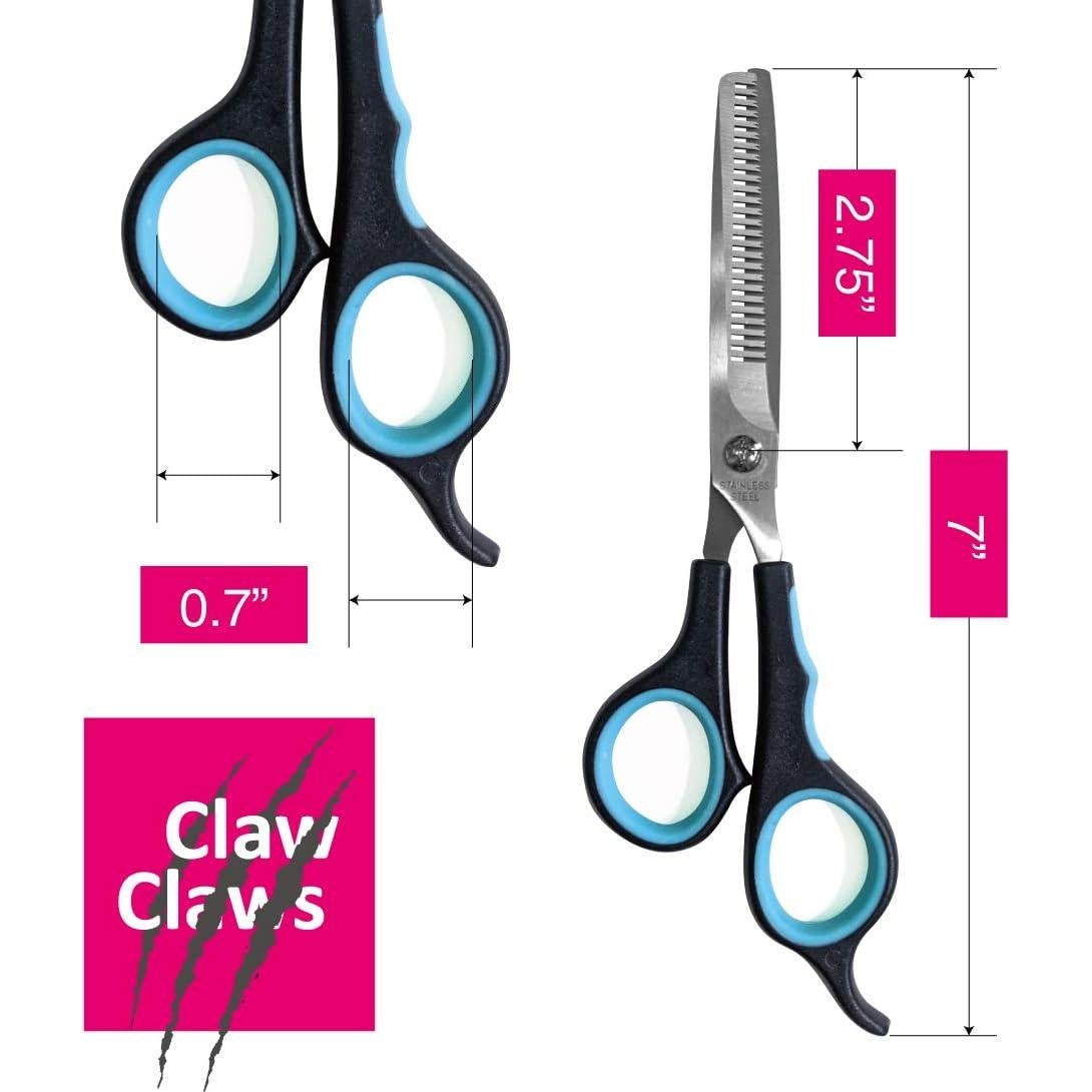 Tijeras de Adelgazamiento Claw Claws 18 cm Acero Inoxidable