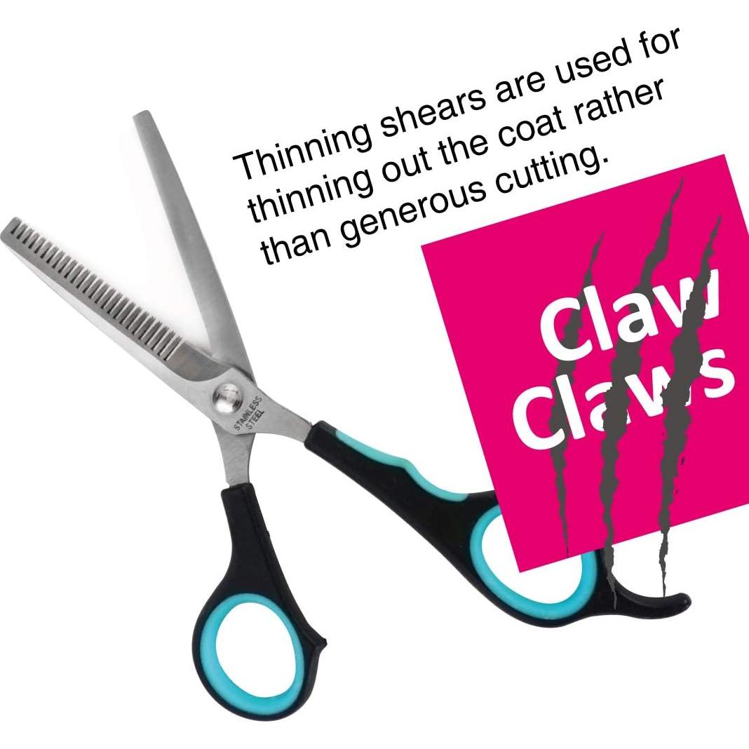 Tijeras de Adelgazamiento Claw Claws 18 cm Acero Inoxidable