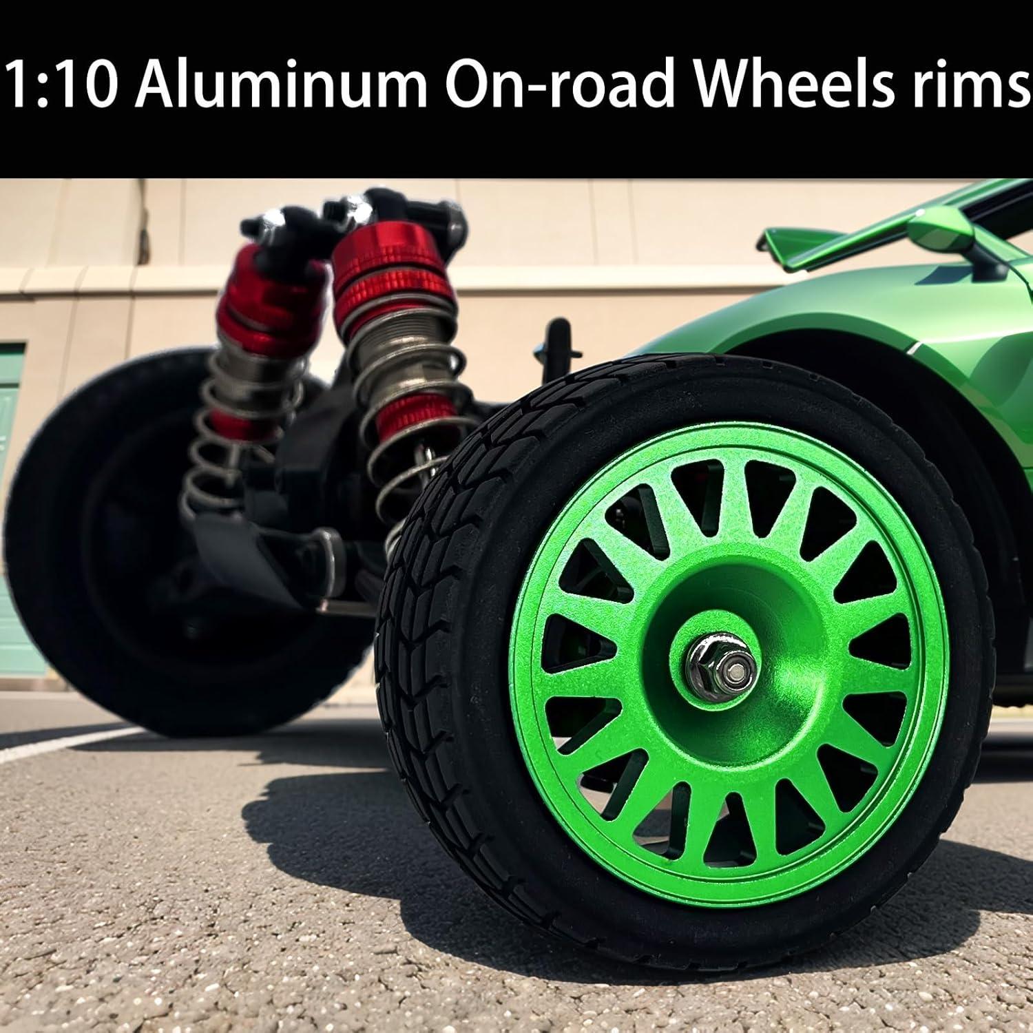 Ruedas de Aluminio RC 1/10 Hexágono 12mm para Drift Tamiya