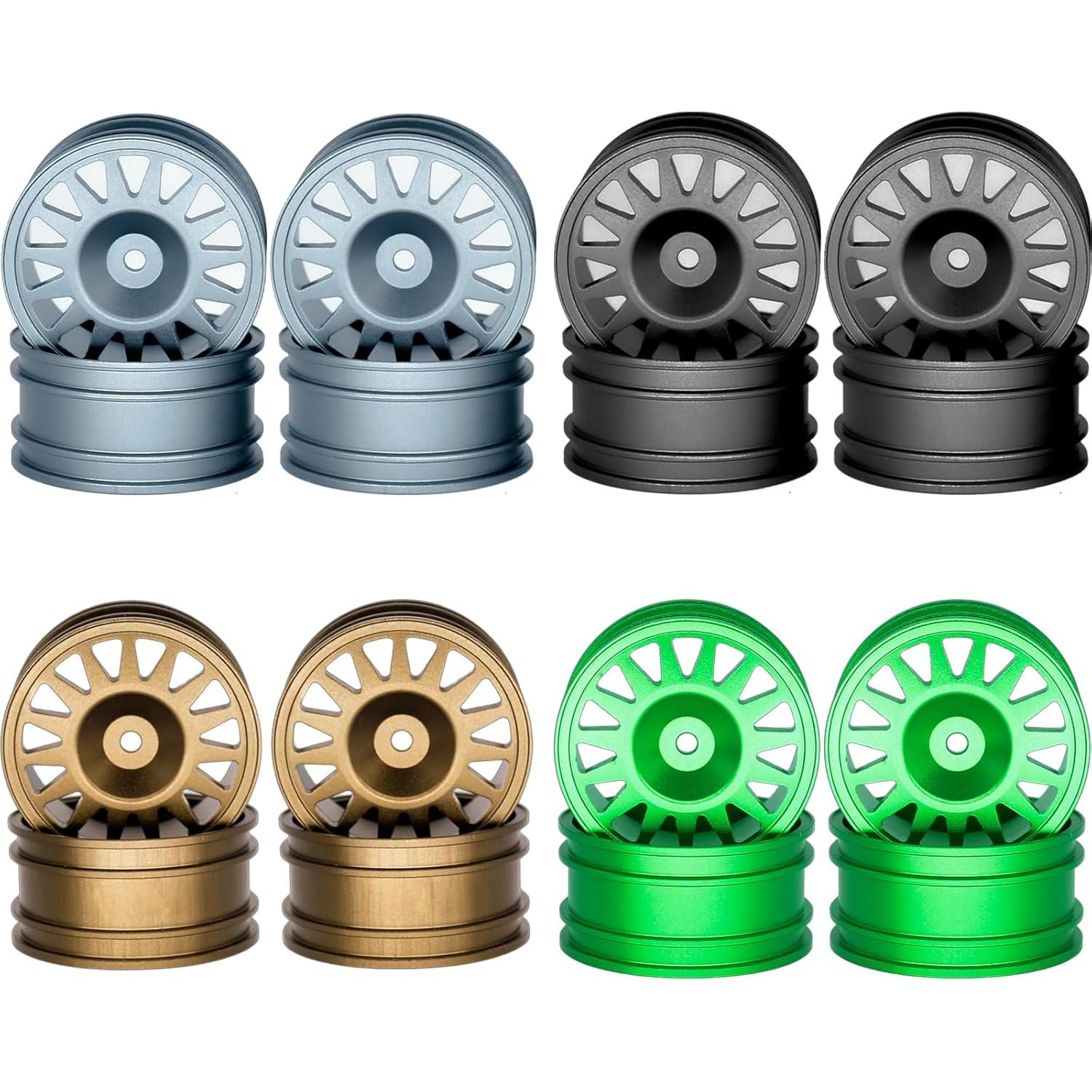 Ruedas de Aluminio RC 1/10 Hexágono 12mm para Drift Tamiya