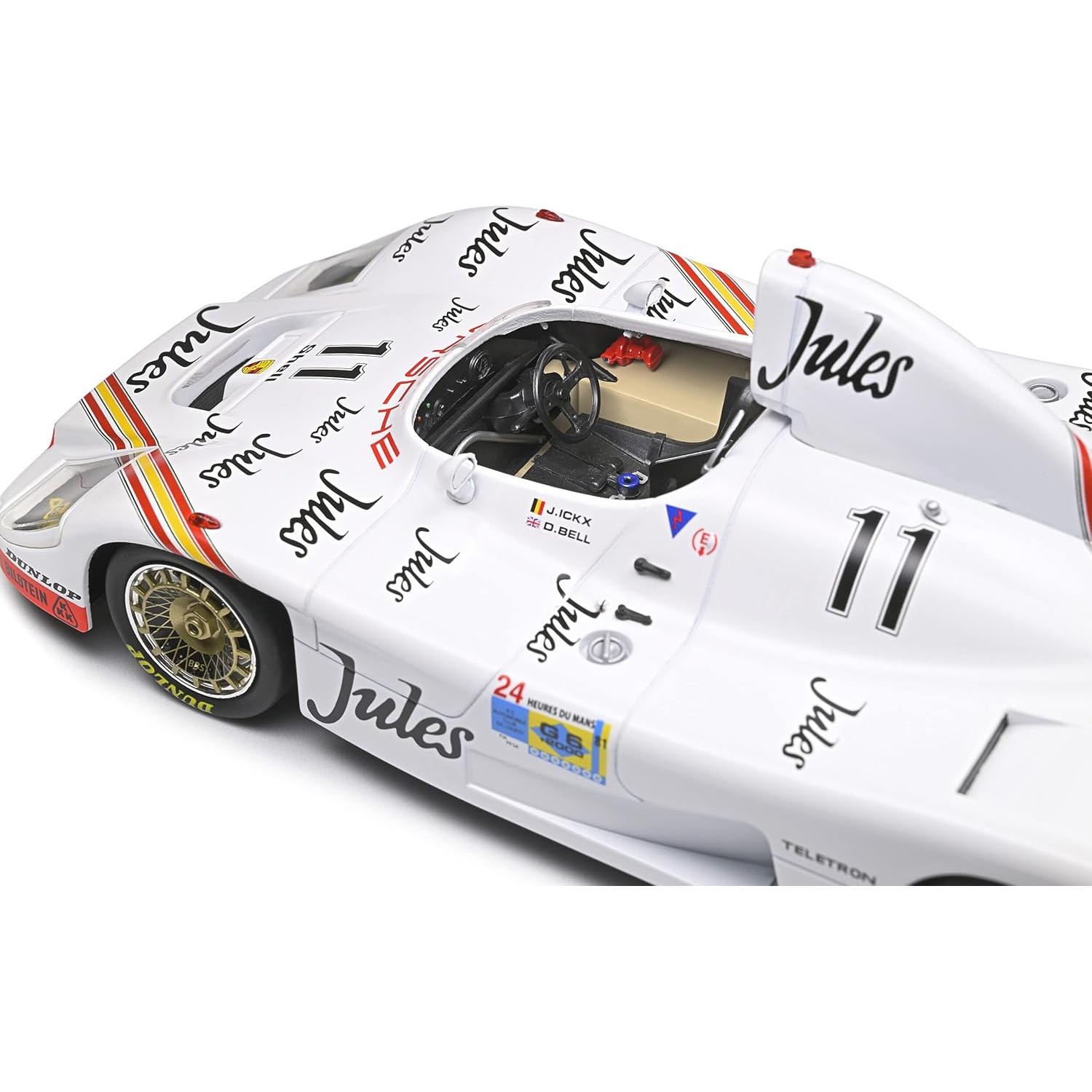 Modelo a Escala 1:18 Solido Porsche 936#11 1981 Blanco