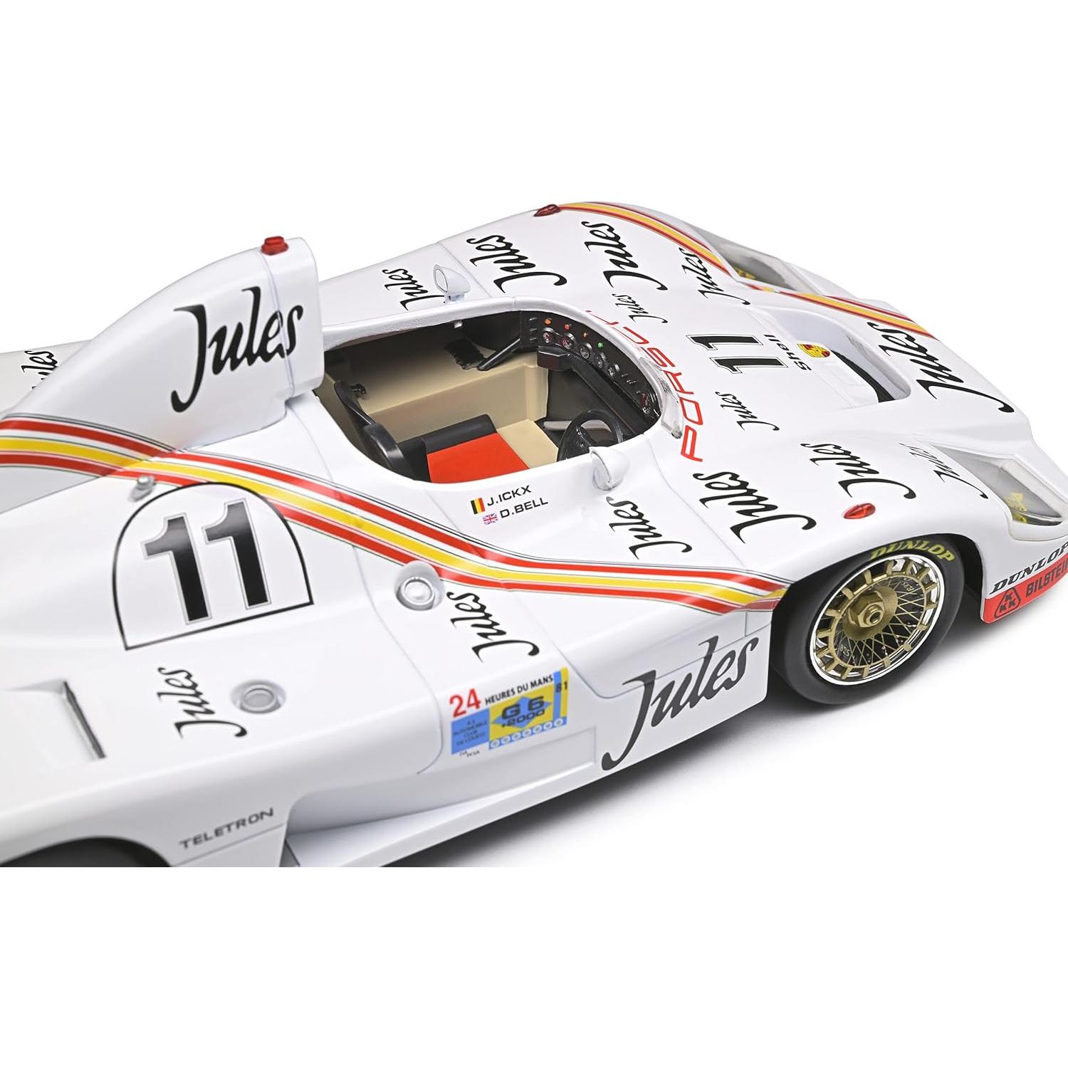 Modelo a Escala 1:18 Solido Porsche 936#11 1981 Blanco