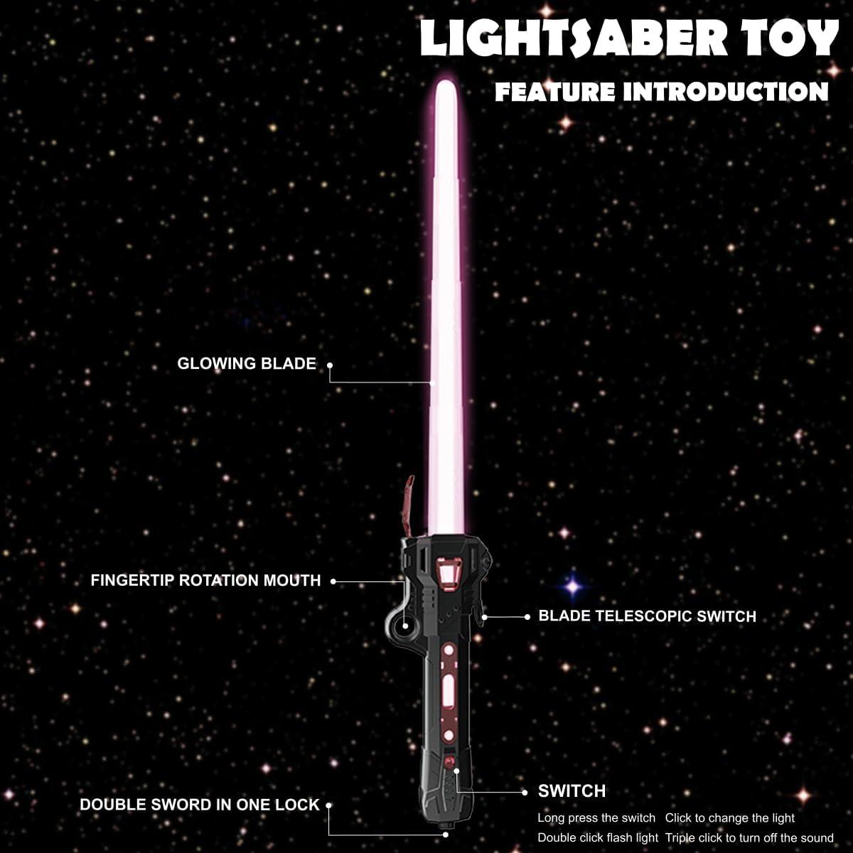 Sable de Luz Recargable NizHome 16 Colores con Sonido