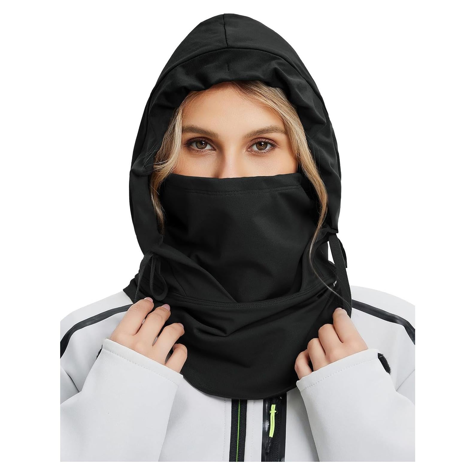 Pasamontañas Baleaf Negro Térmico Resistente al Agua Unisex