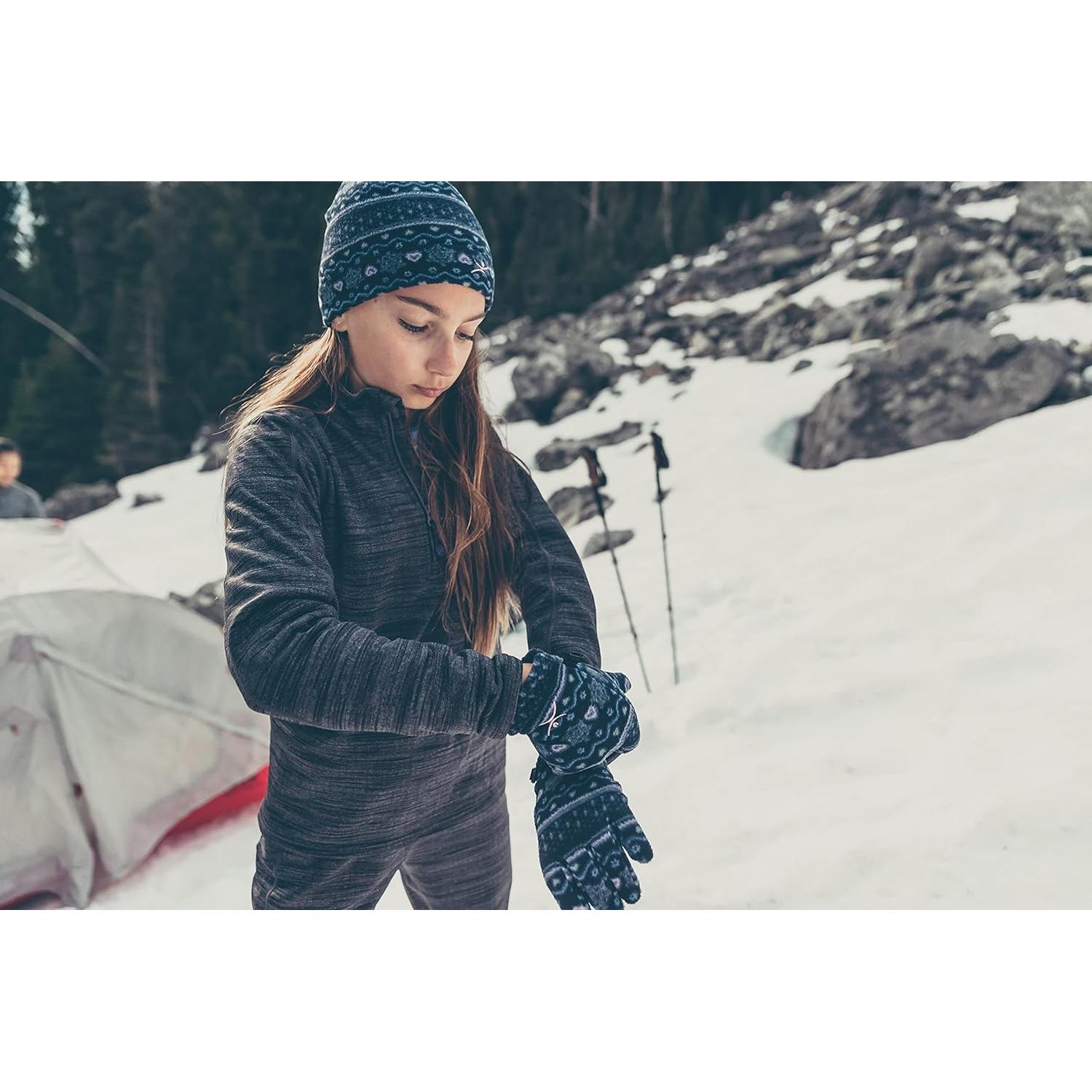 Guantes de Forro Thermasilk Terramar para Niños - Negro