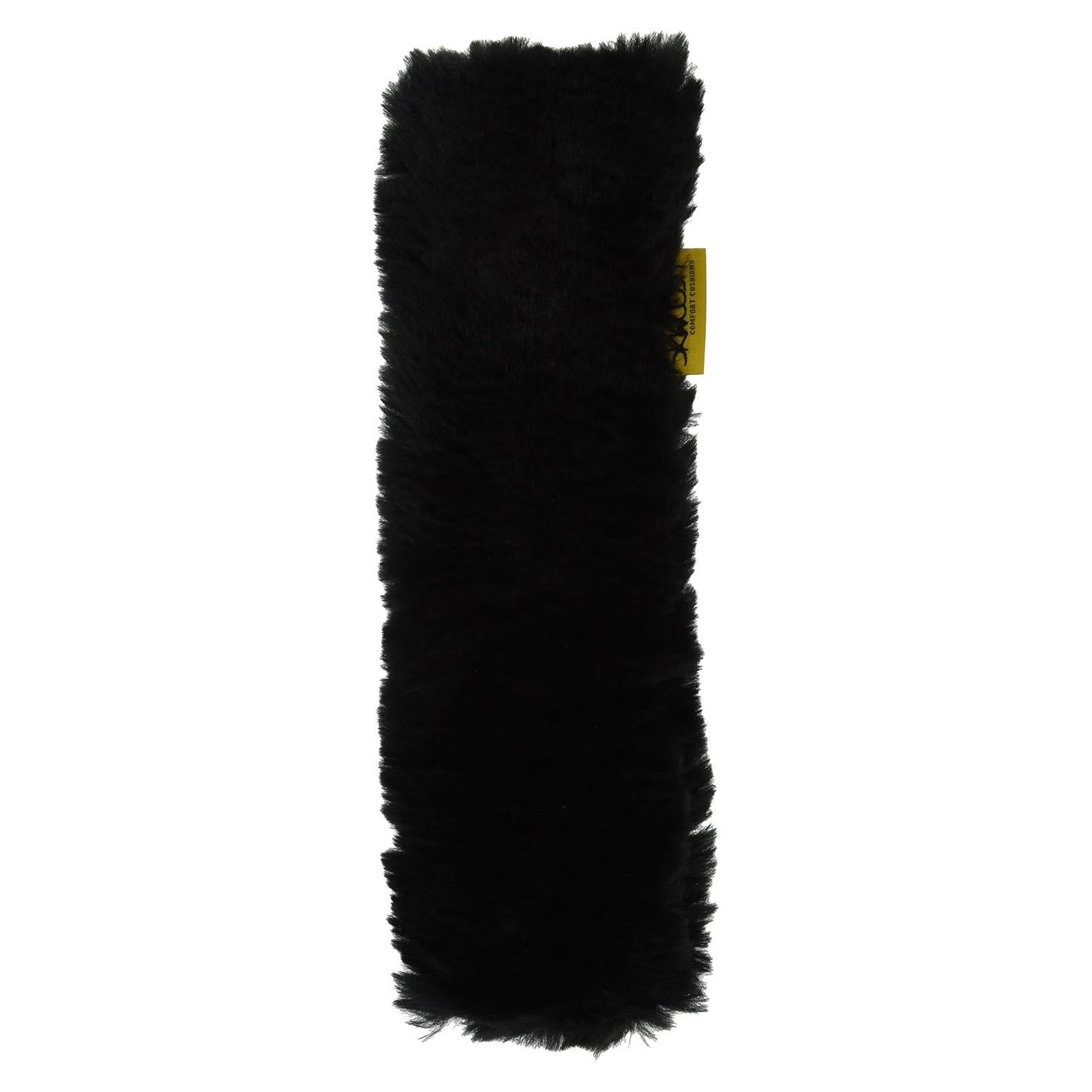 Cojín de Cinturón de Seguridad Skwoosh de Piel de Oveja Negra