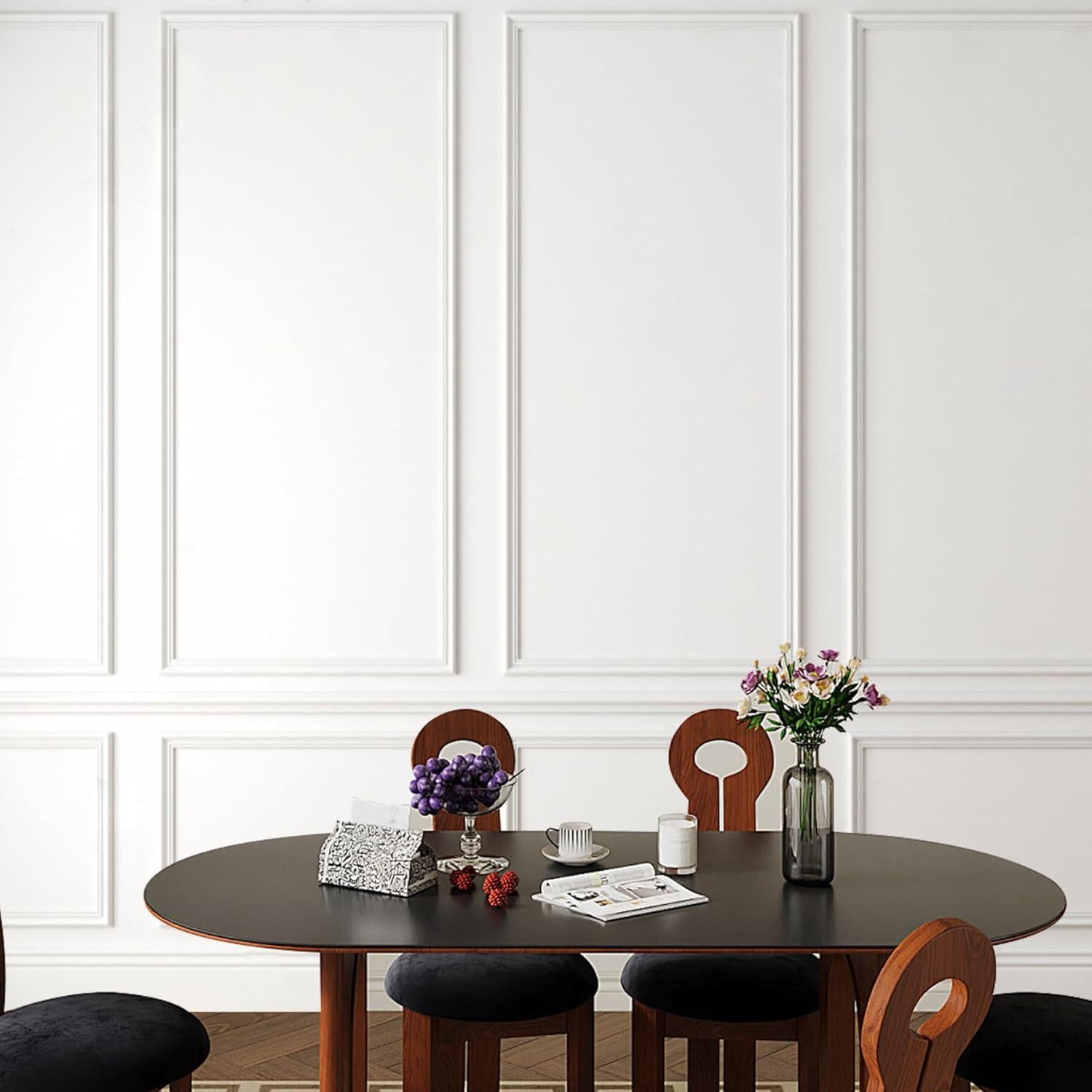 Panel de Moldura Autoadhesivo TPE Blanco 6.1m x 2.3cm