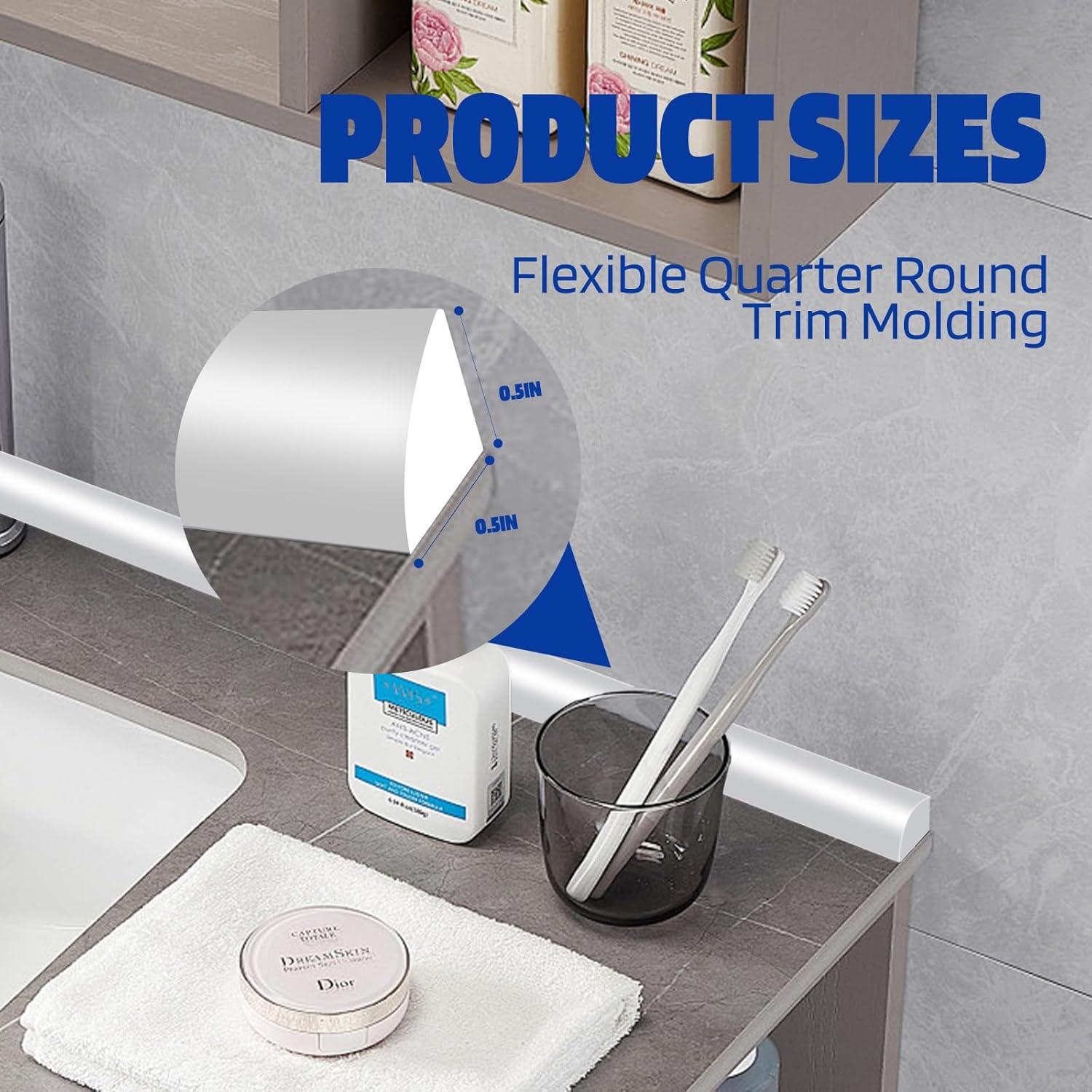 Moldura Flexible Autoadhesiva de Silicona Amistad 6m