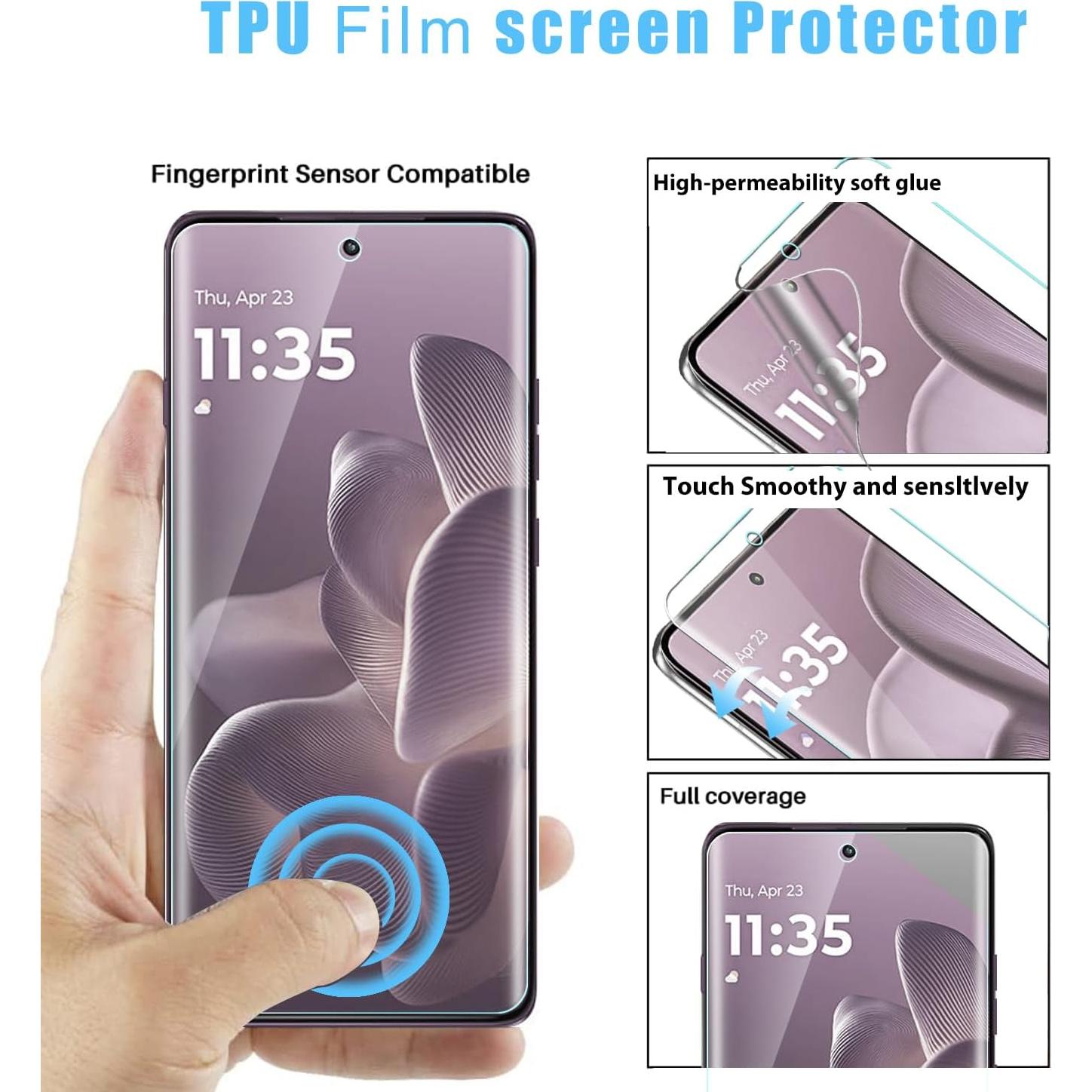 Protector de Pantalla y Lente para Motorola Edge 2025 - Anbzsign