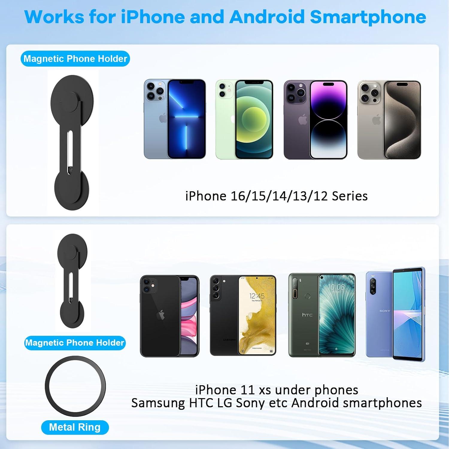 Soporte Magnético para Teléfono Aerbeis para Laptop Negro