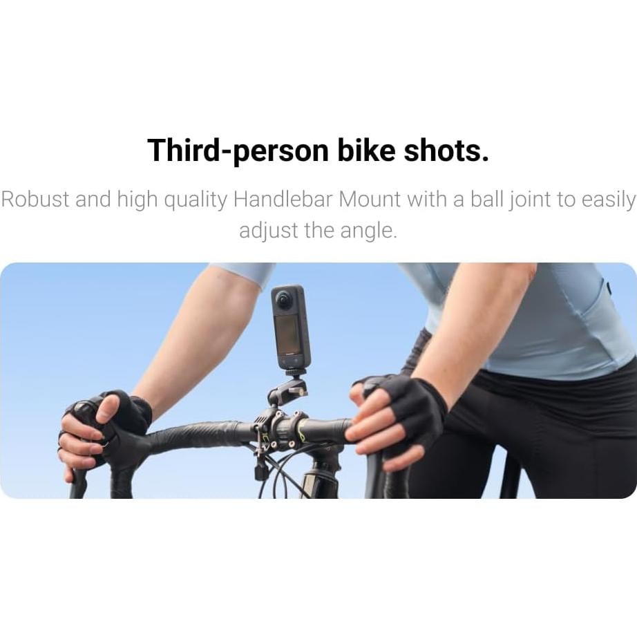 Kit de Montaje para Bicicleta Insta360 - Soporte y Correa