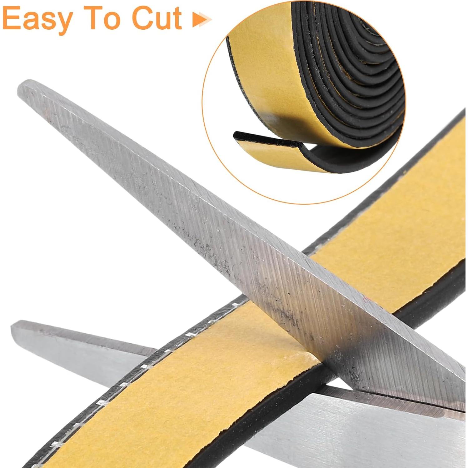 Cinta de Sellado Adhesiva uxcell EPDM 3.2cm x 0.3cm x 4m