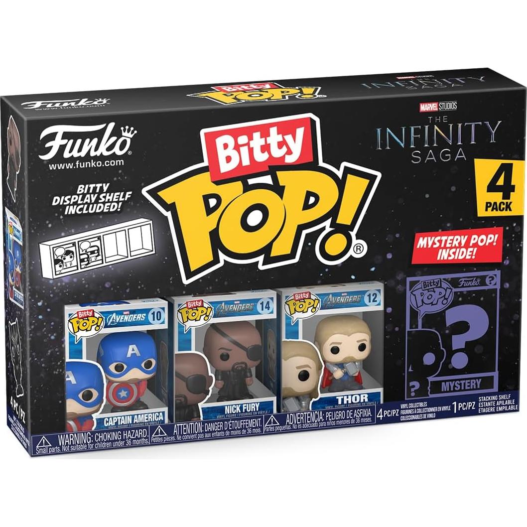 Funko Bitty POP! Marvel - Capitán América + Figura Sorpresa