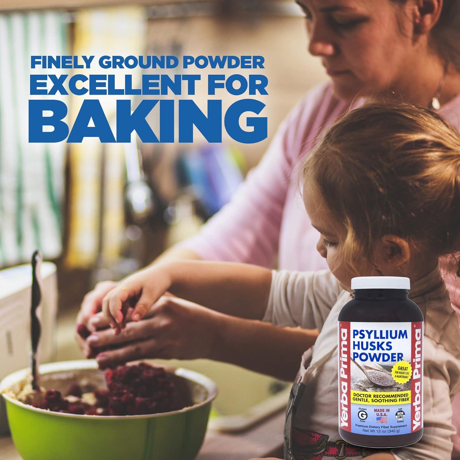 Yerba Prima Psyllium 680 g (2 x 340 g) - Suplemento de Fibra Natural