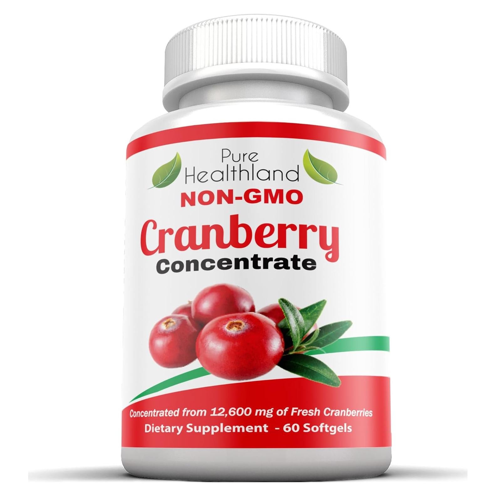 Cápsulas Blandas de Arándano No Transgénico 12600mg - 60 Unidades