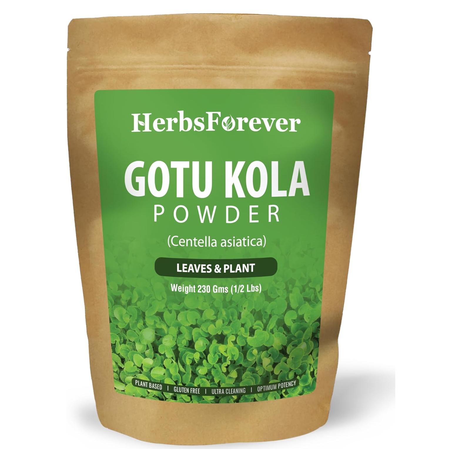 Polvo de Gotu Kola Herbsforever 230g | Centella Asiática Vegano