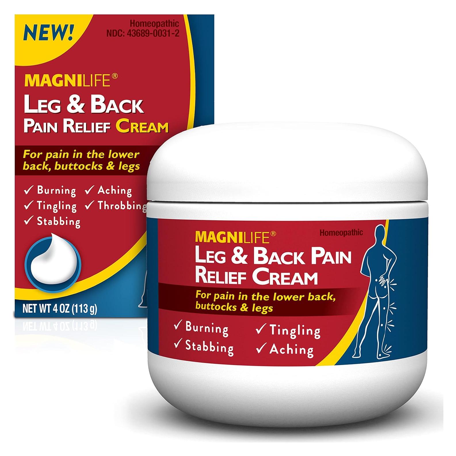 Crema Alivio Dolor Piernas y Espalda MagniLife 113.4g