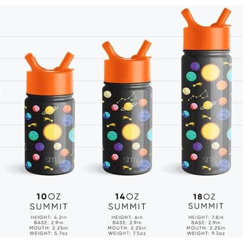 Botella de Agua Simple Modern 14oz Capitán América Aislada