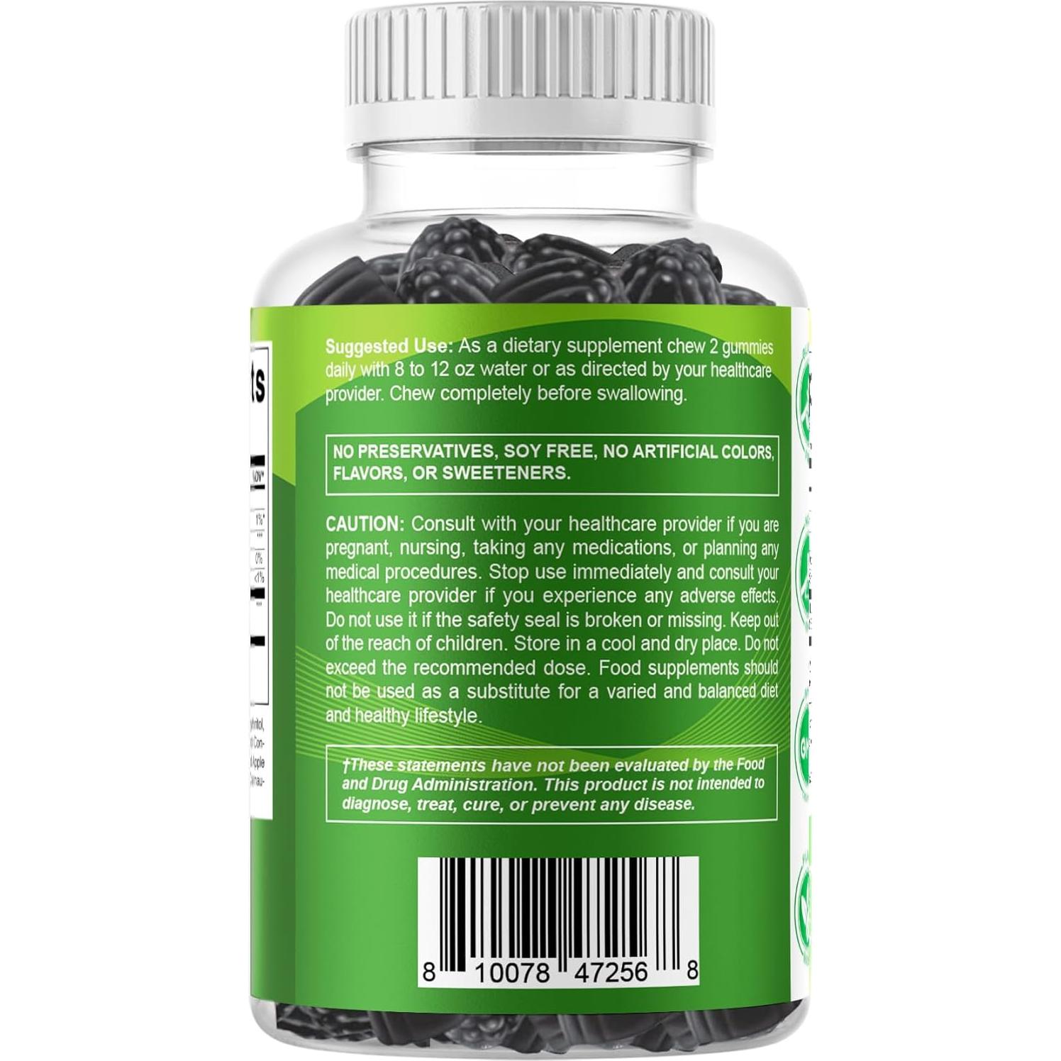 Gomitas Veganas de Moringa Vitamatic 60 Unidades Sin Azúcar