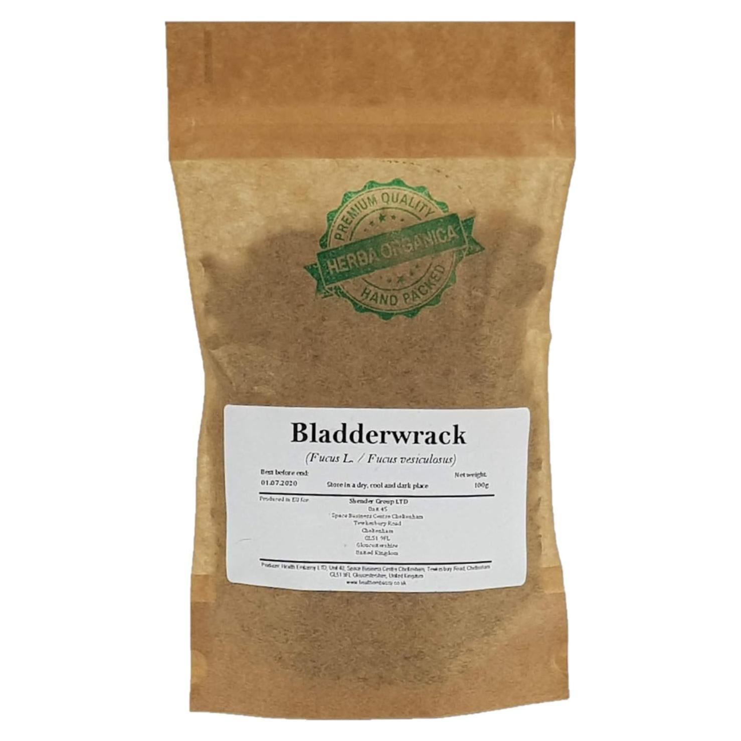 Té Herbal Bladderwrack Herba Orgánica 100g - Puro y Natural
