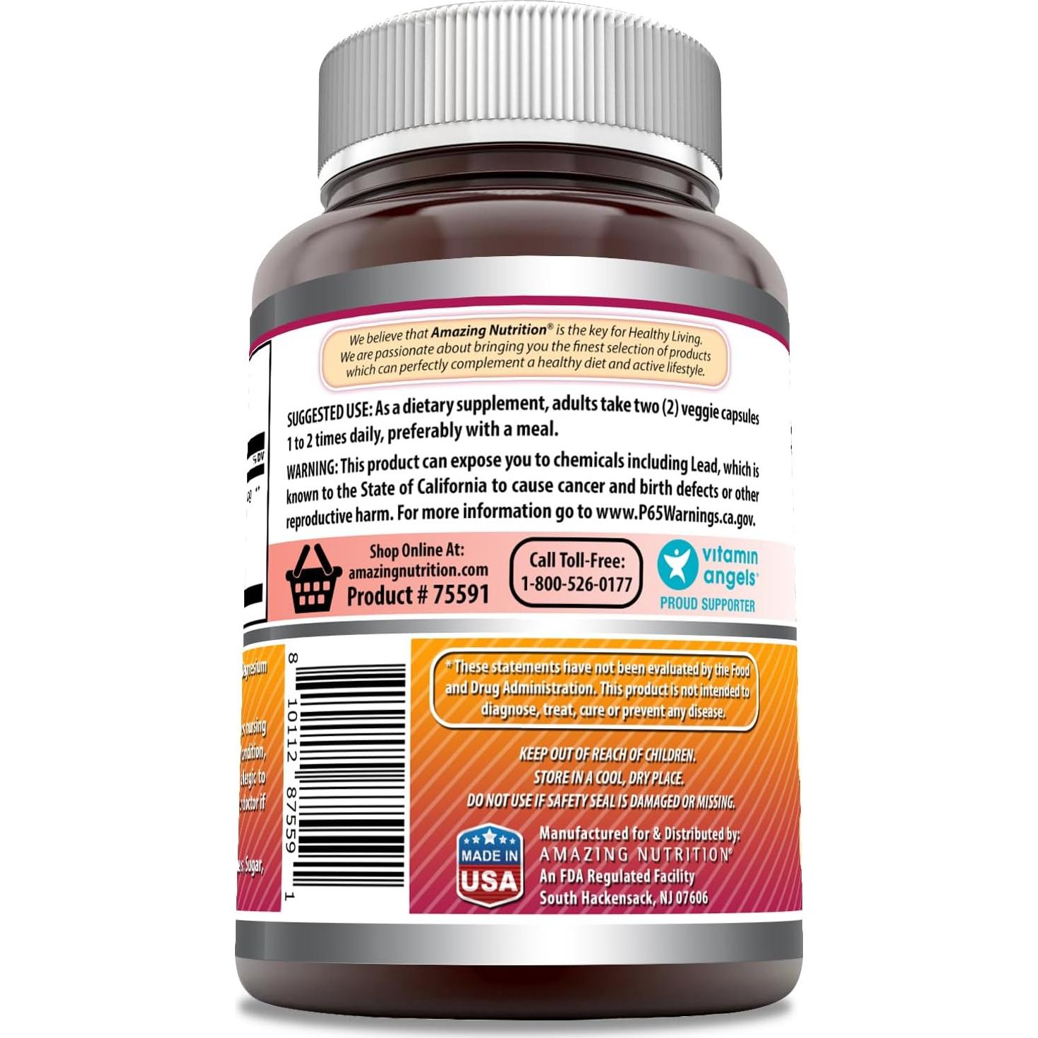 Suplemento de Equinácea Amazing Formulas 1400 Mg 360 Cápsulas