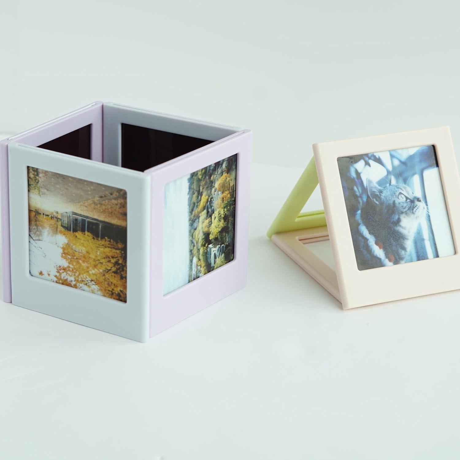 NONS 10 Pcs Marcos Magnéticos para Fotos Instax Square 7.1x8.6 cm