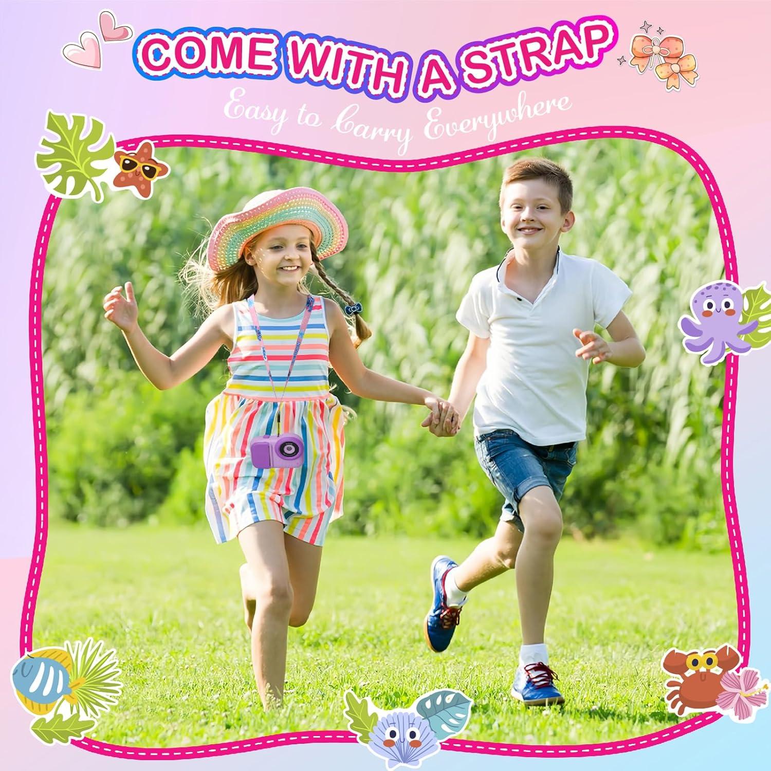 Cámara Instantánea Trayoo para Niños 3.5" Púrpura 12MP