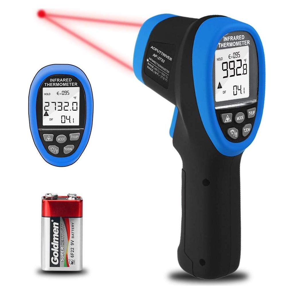 Termómetro Infrarrojo AOPUTTRIVER AP-2732 -50°C a 1500°C