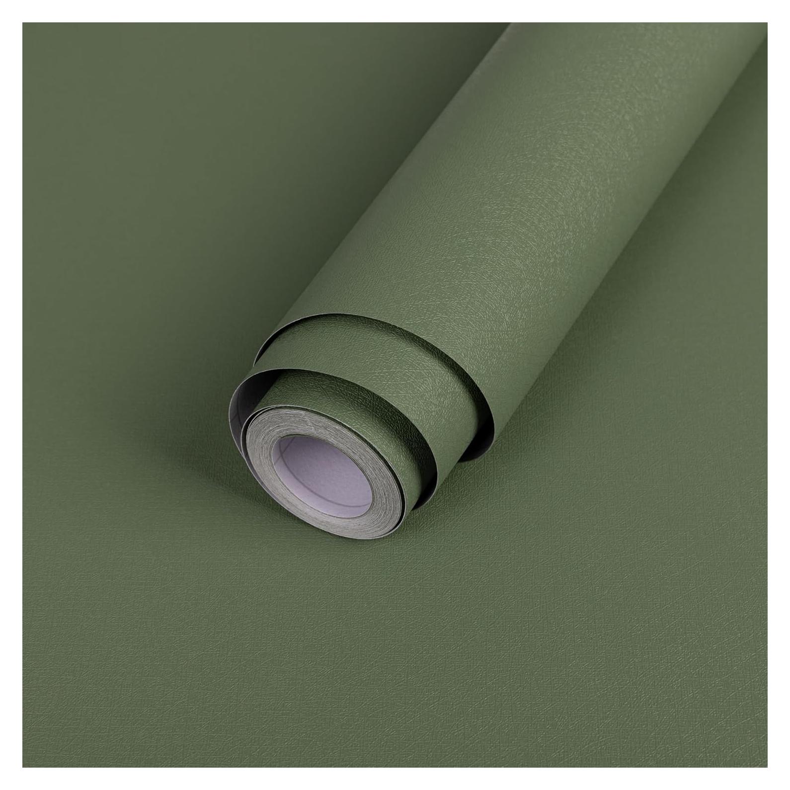 Papel Tapiz Verde Abyssaly Autoadhesivo 45x300 cm Removible