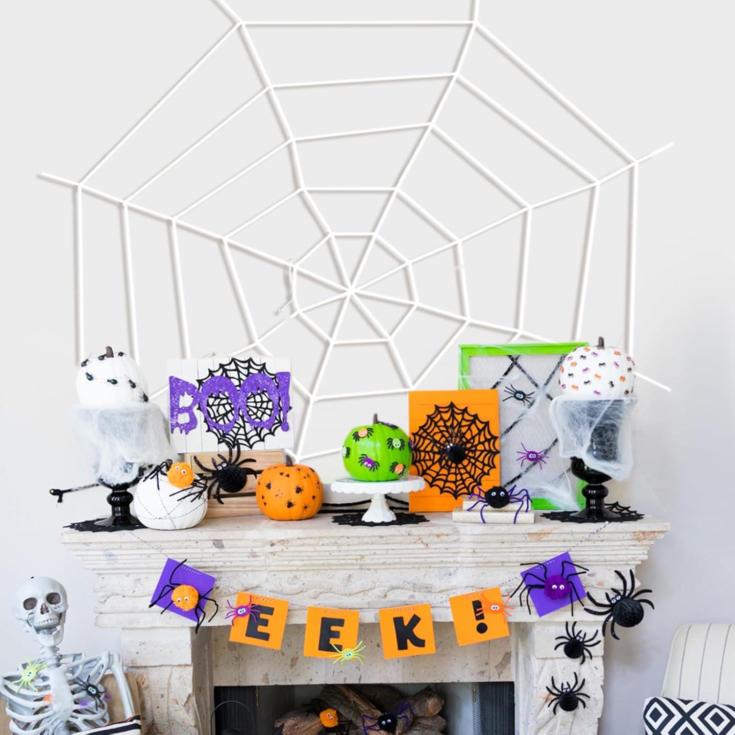 Telaraña de Halloween Gistome 91 cm Decoración Realista