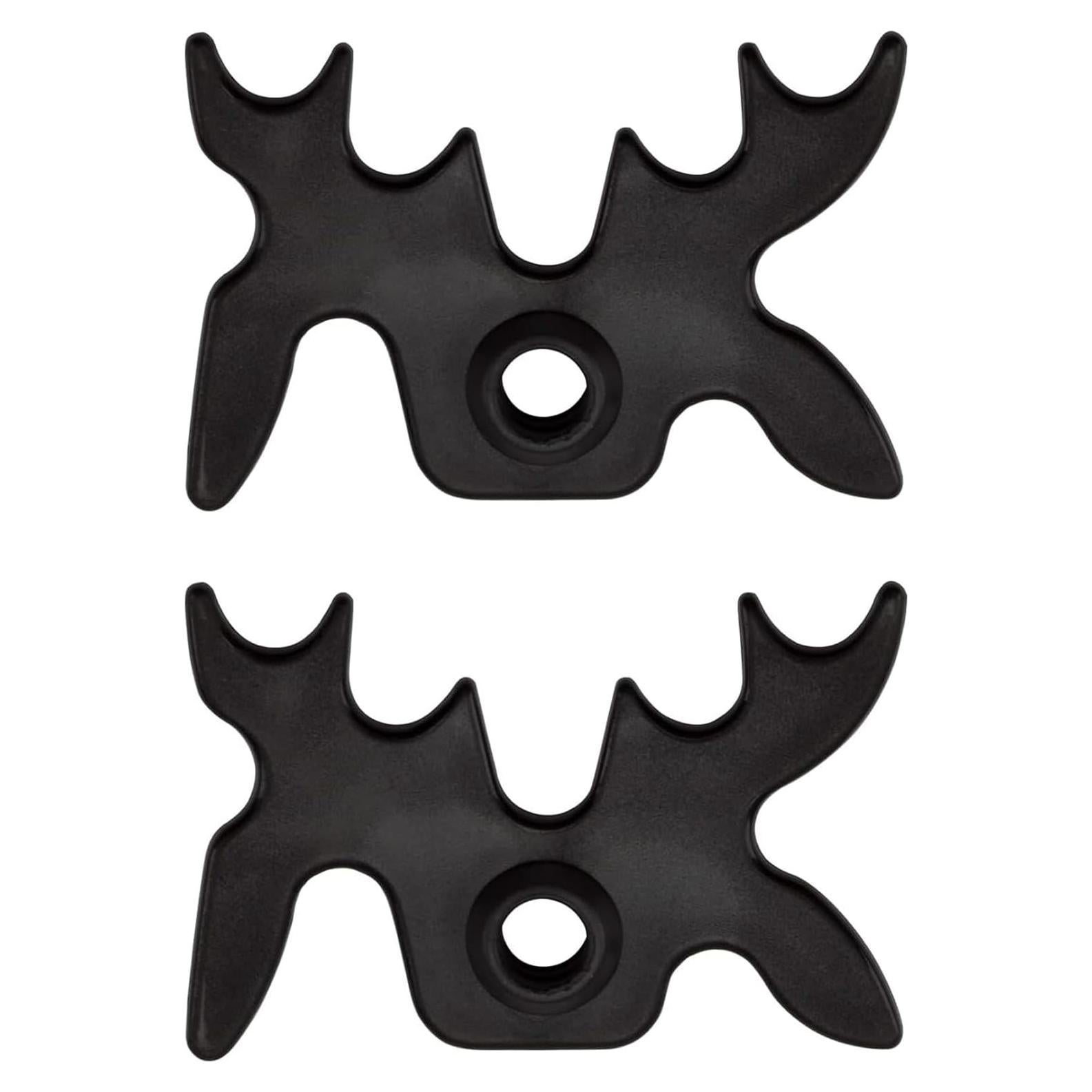 Cabezal de Puente de Plástico Negro Hufopik - 2 Pcs