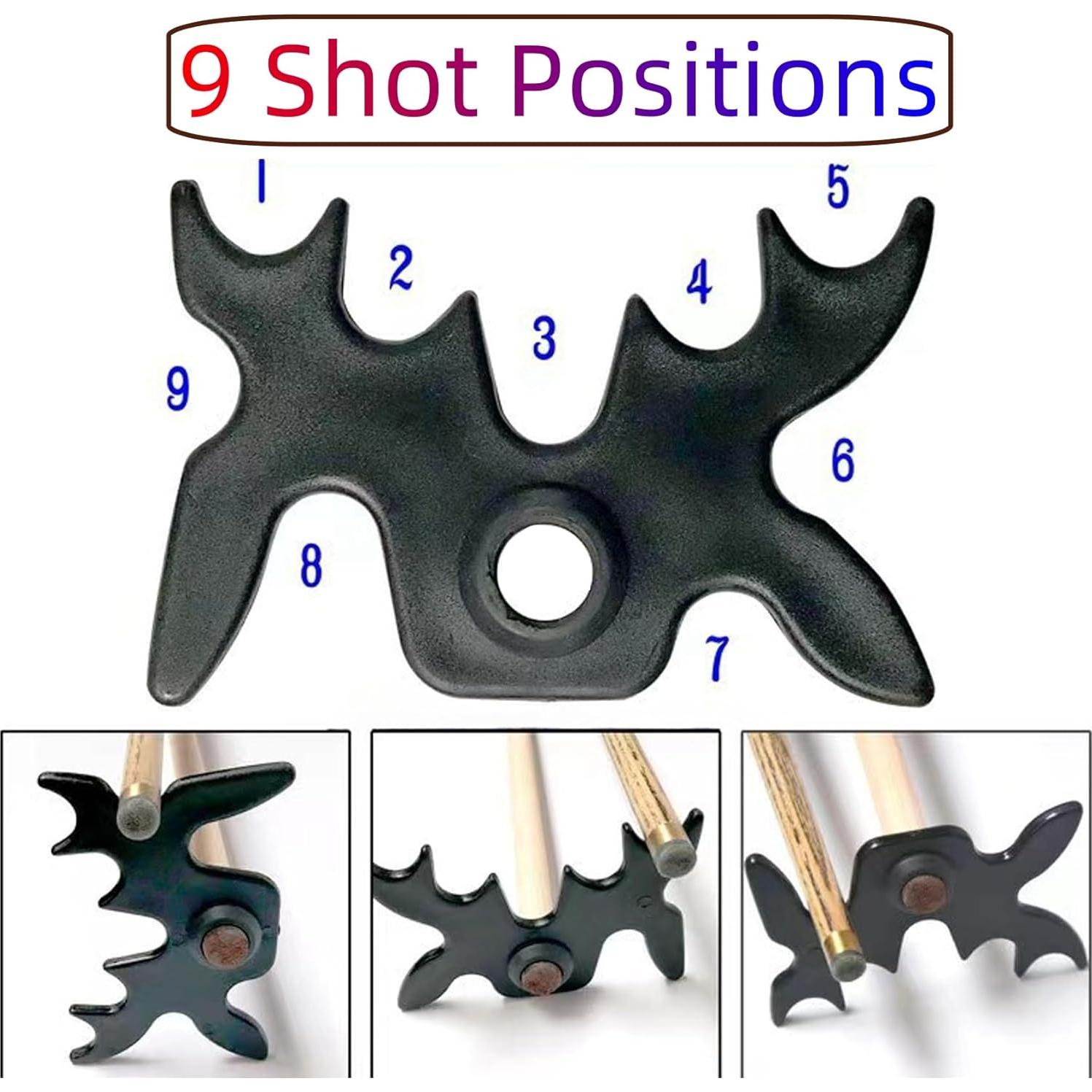 Cabezal de Puente de Plástico Negro Hufopik - 2 Pcs