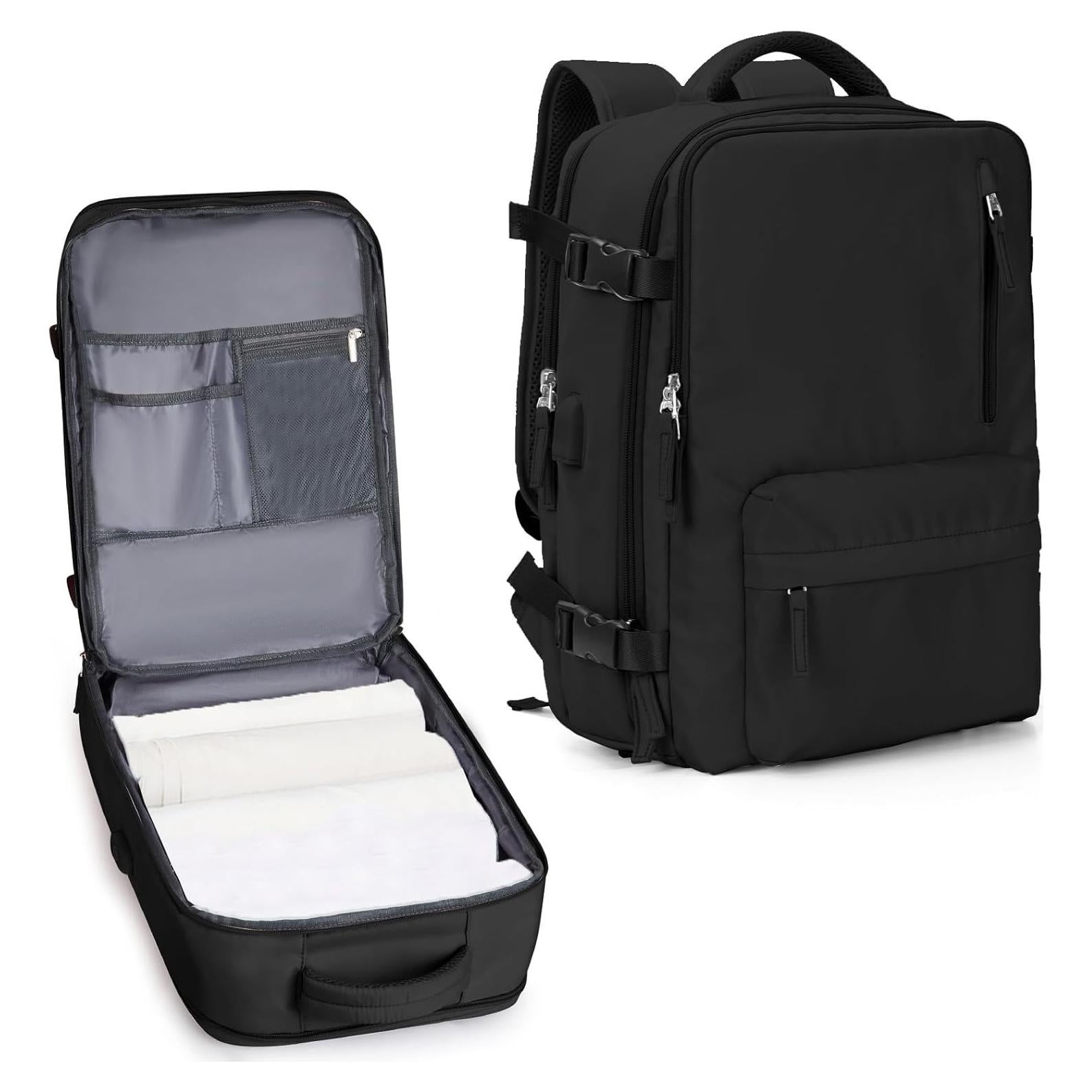 Mochila de Viaje VECAVE para Laptop 14" Impermeable Negra
