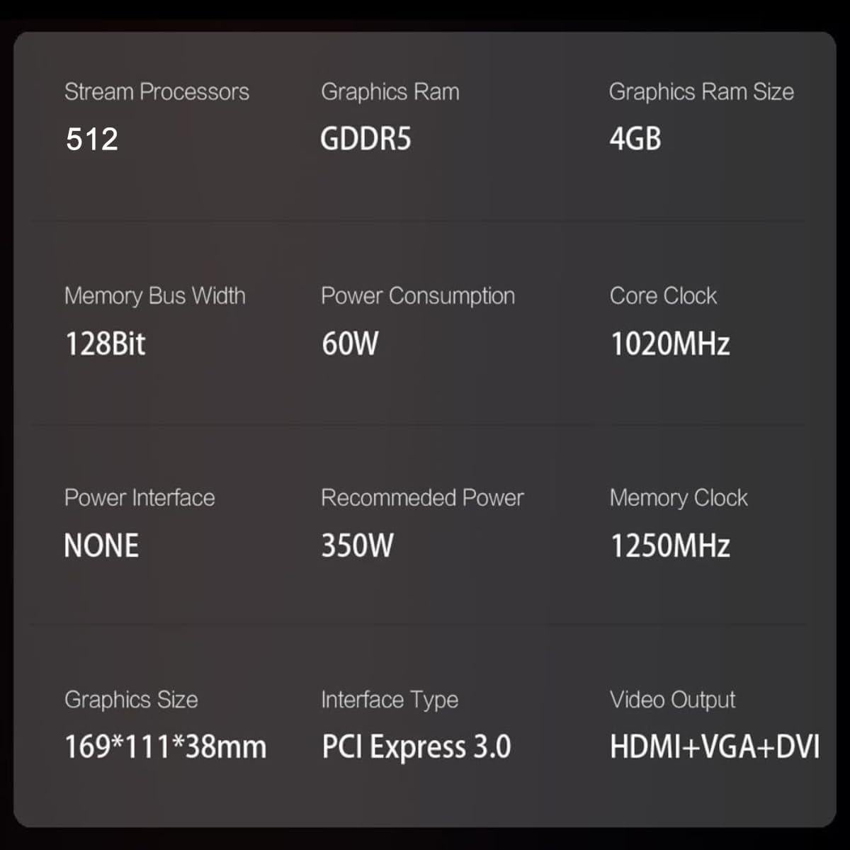 Tarjeta Gráfica NVIDIA GeForce GTX 750, 4GB GDDR5, PCIe 3.0