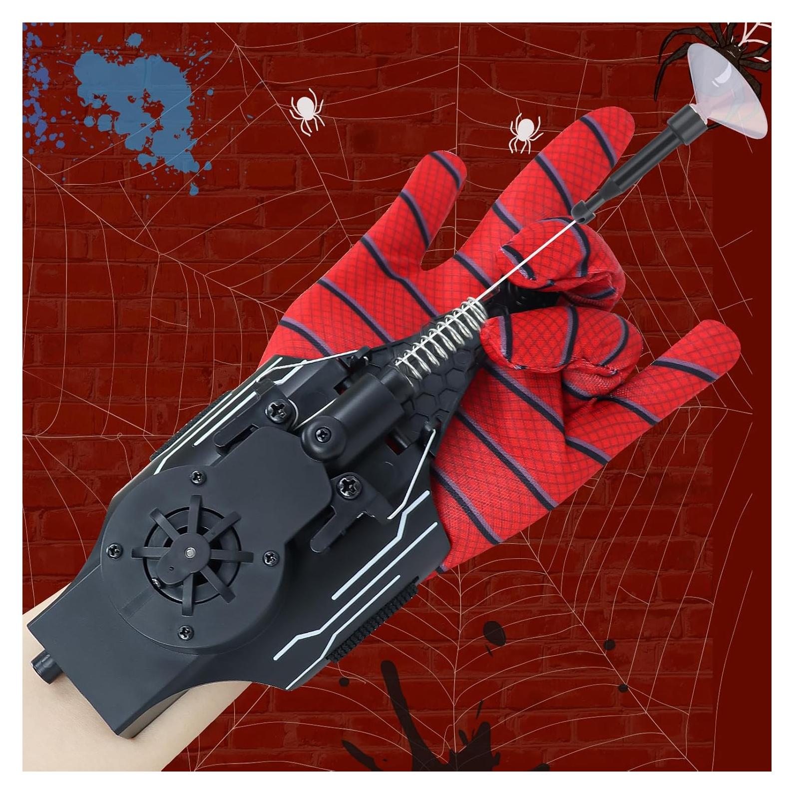 Lanzador de Telaraña Lumhew Negro - Juguete Realista para Niños