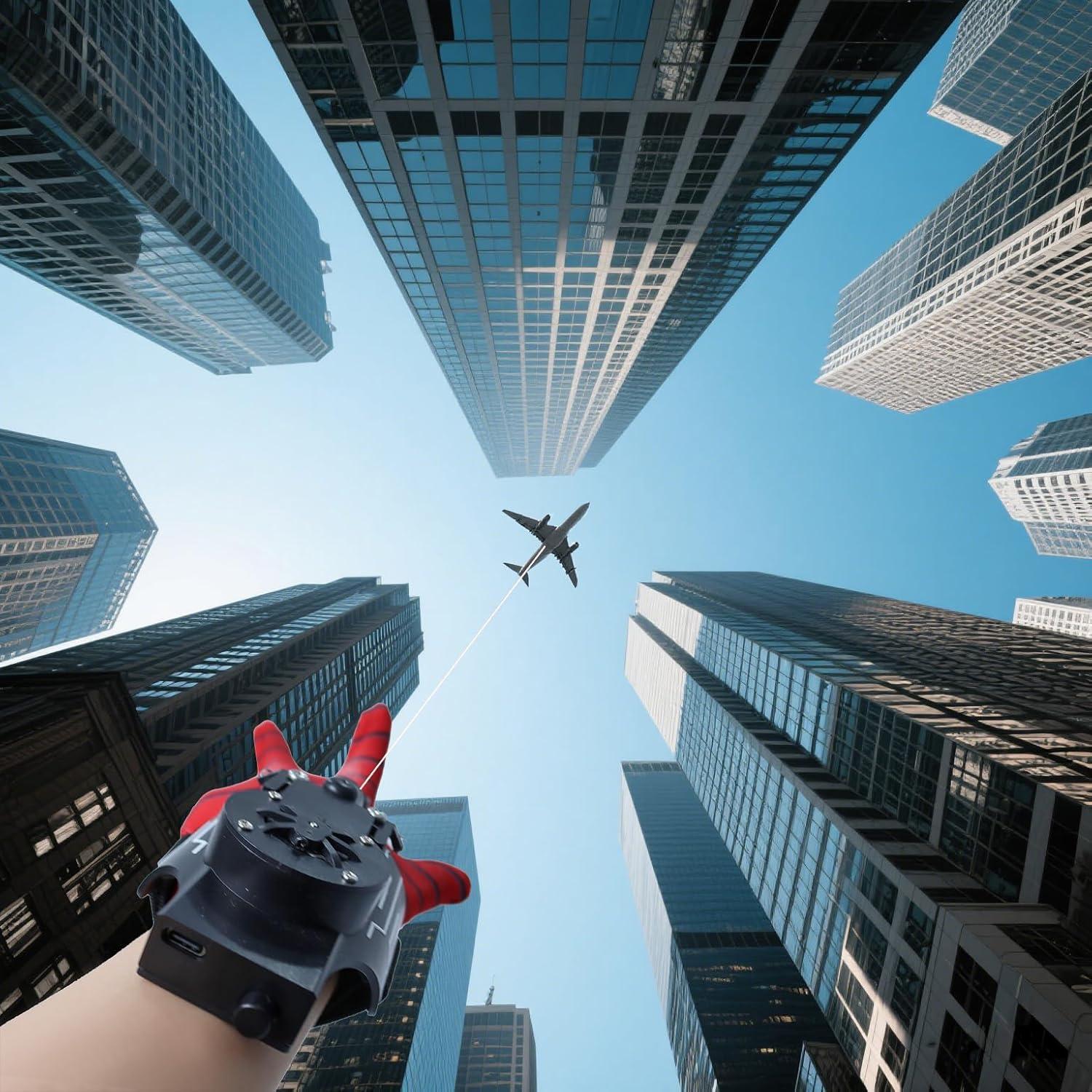 Lanzador de Telaraña Lumhew Negro - Juguete Realista para Niños