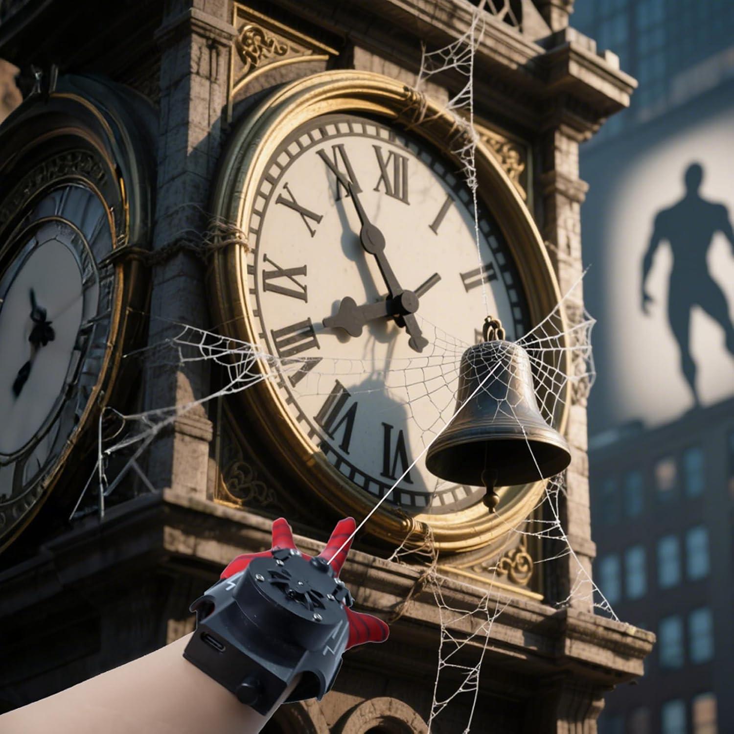 Lanzador de Telaraña Lumhew Negro - Juguete Realista para Niños