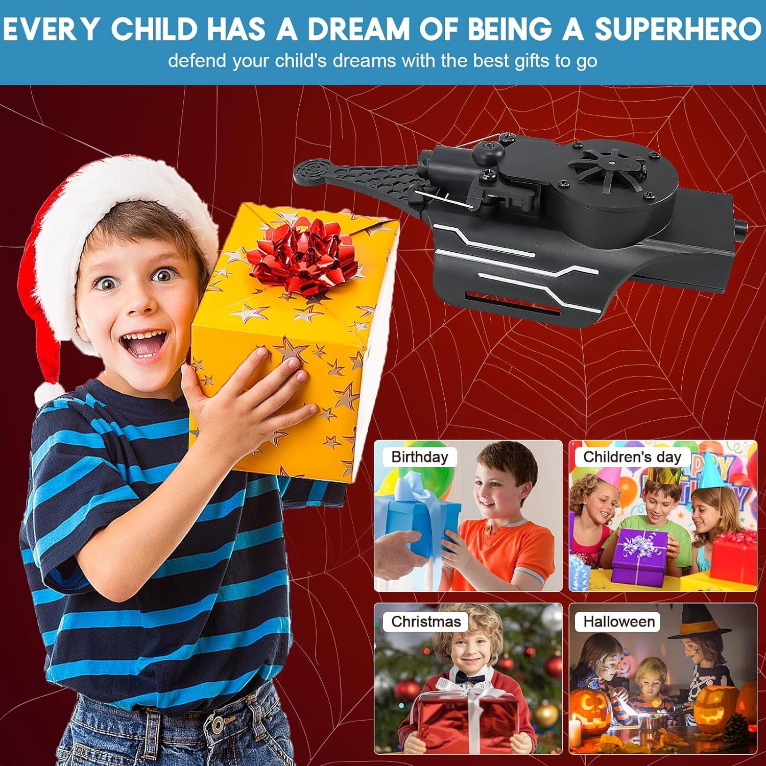 Lanzador de Telaraña Lumhew Negro - Juguete Realista para Niños