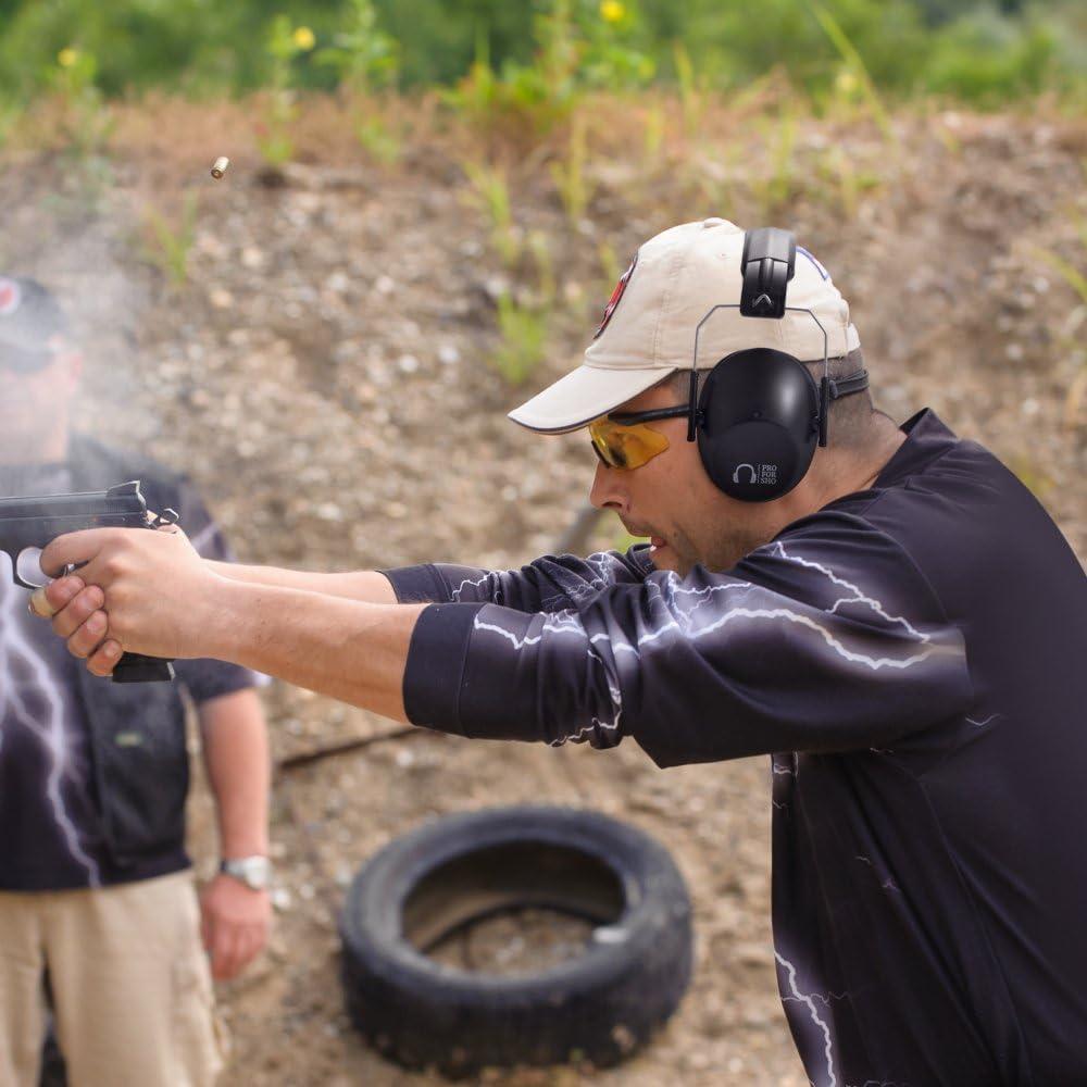 Auriculares de Protección Auditiva Pro For Sho 34dB NRR Negro